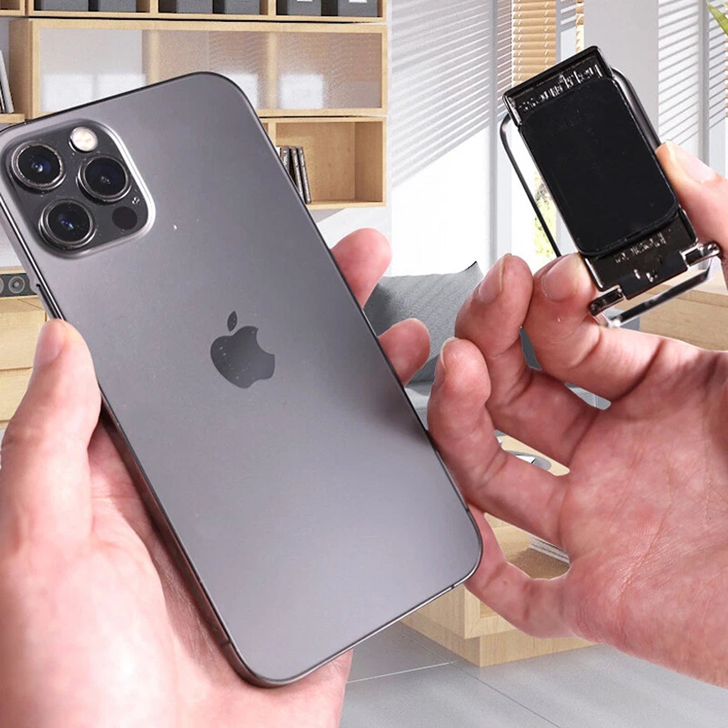 Magnetic Phone Ring Holder and Car Mount Universal for iPhone iPad and Android