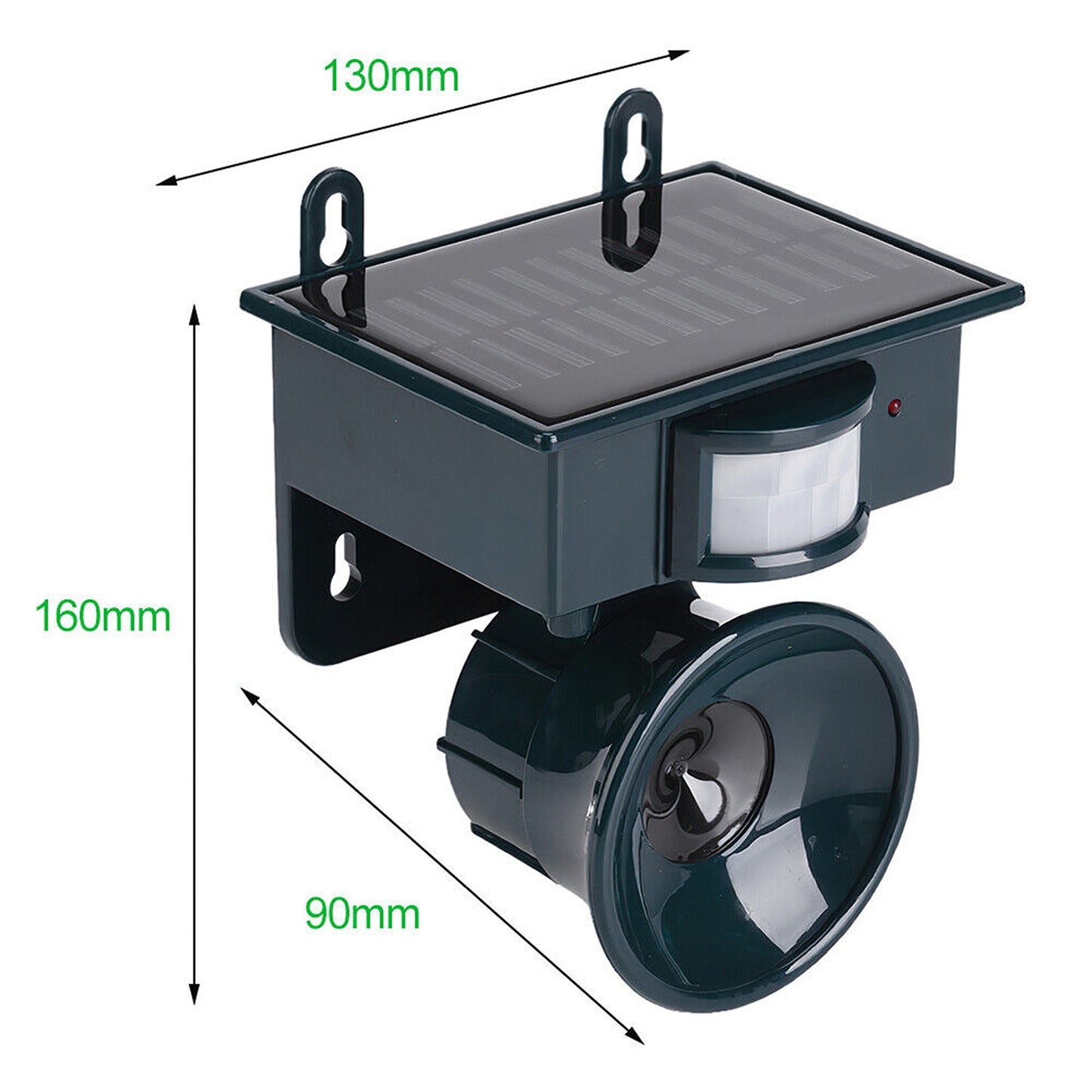 Motion Sensor Pest Scarer Solar Ultrasonic Bird Repeller