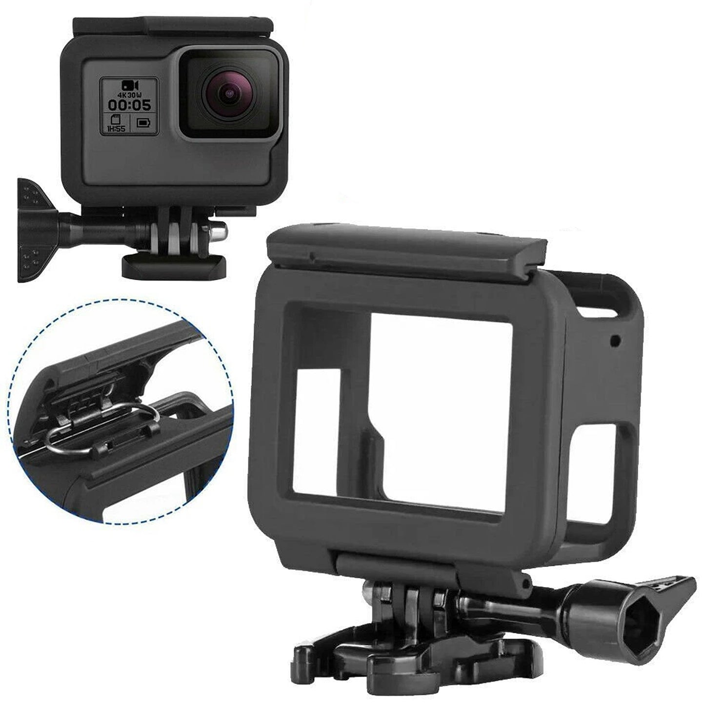 Protective Housing Case with Socket and Screw for GoPro Hero 7 6 5