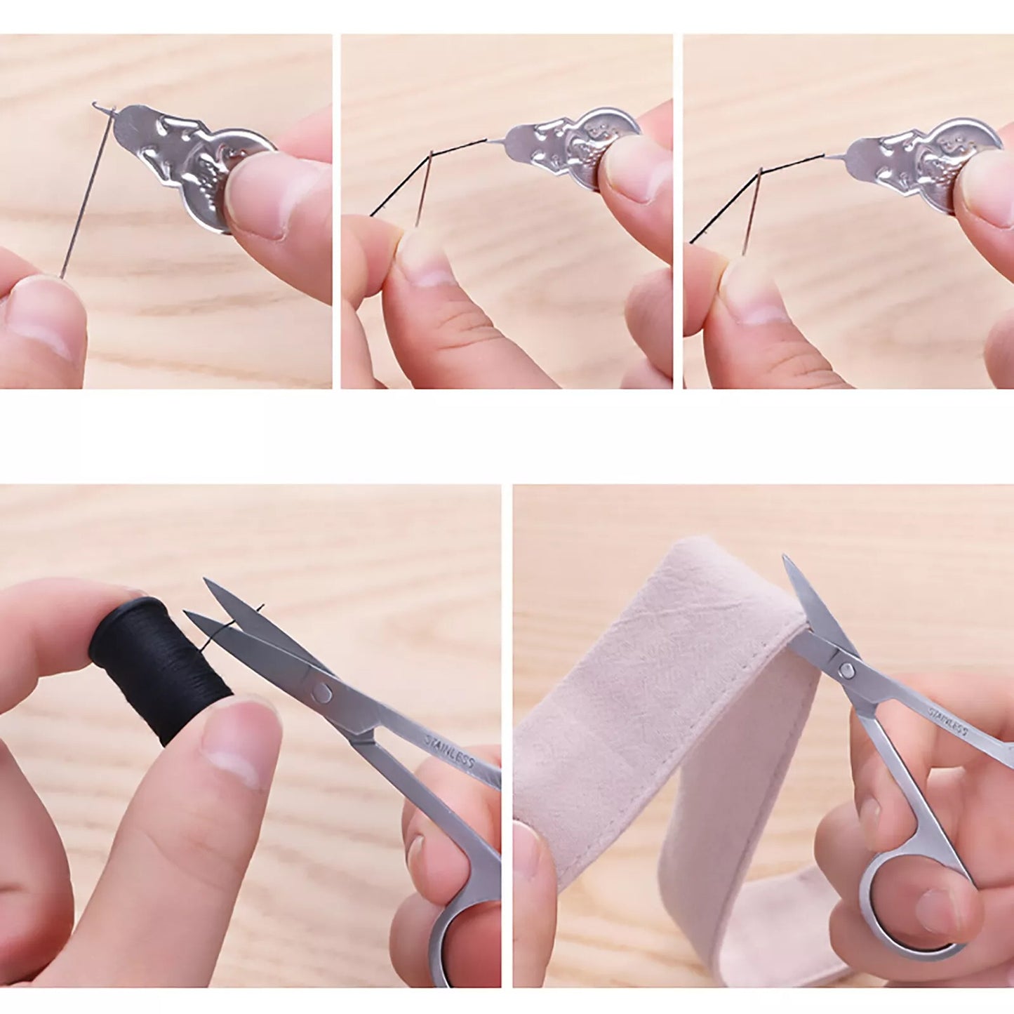 Portable Sewing Kit for Home and Travel with Thread Needles and Case