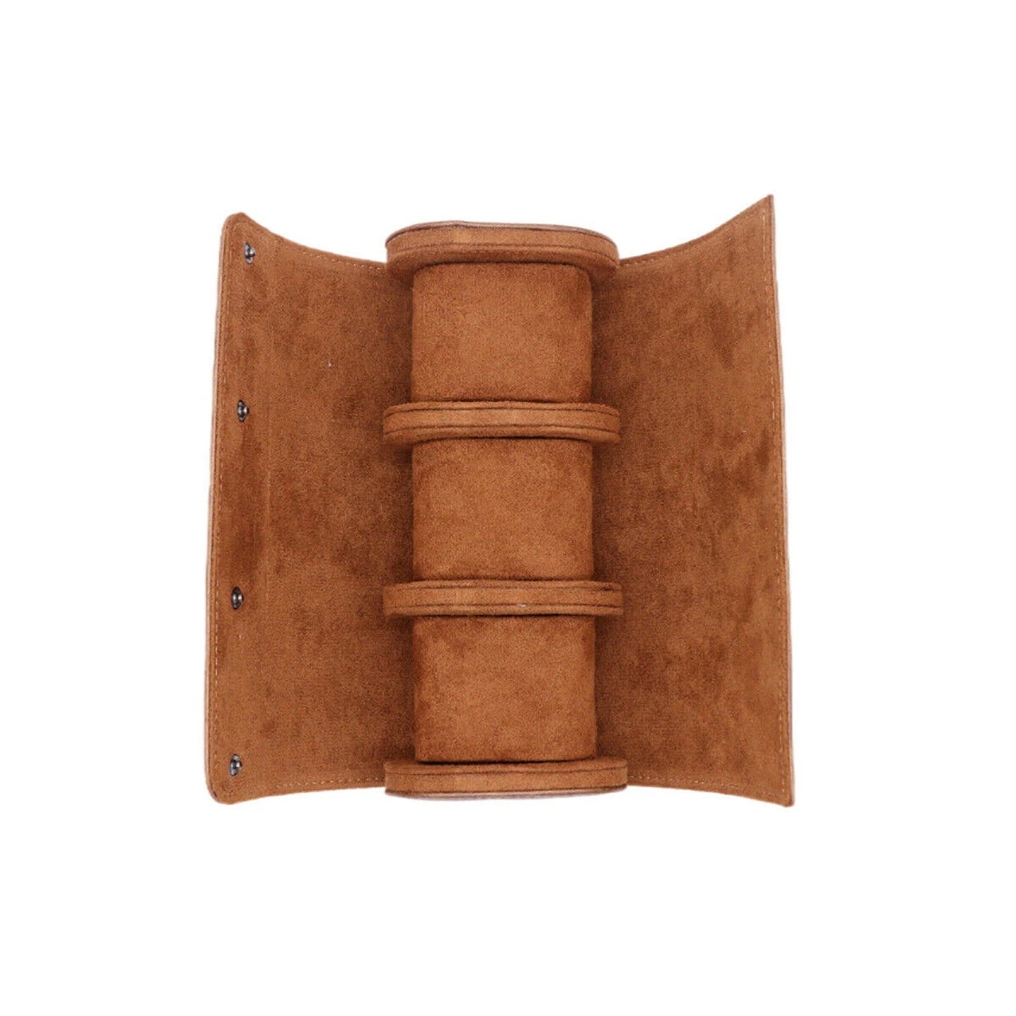 Leather Wristwatch Travel Organizer for 3 Watches