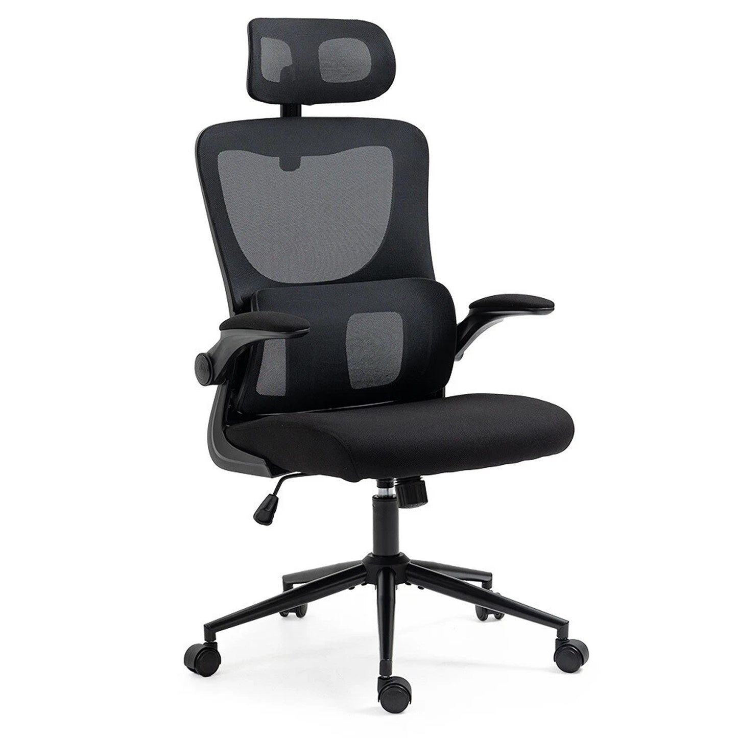 Ergonomic Office Computer Chair Mesh Executive Desk Chair with Headrest Black