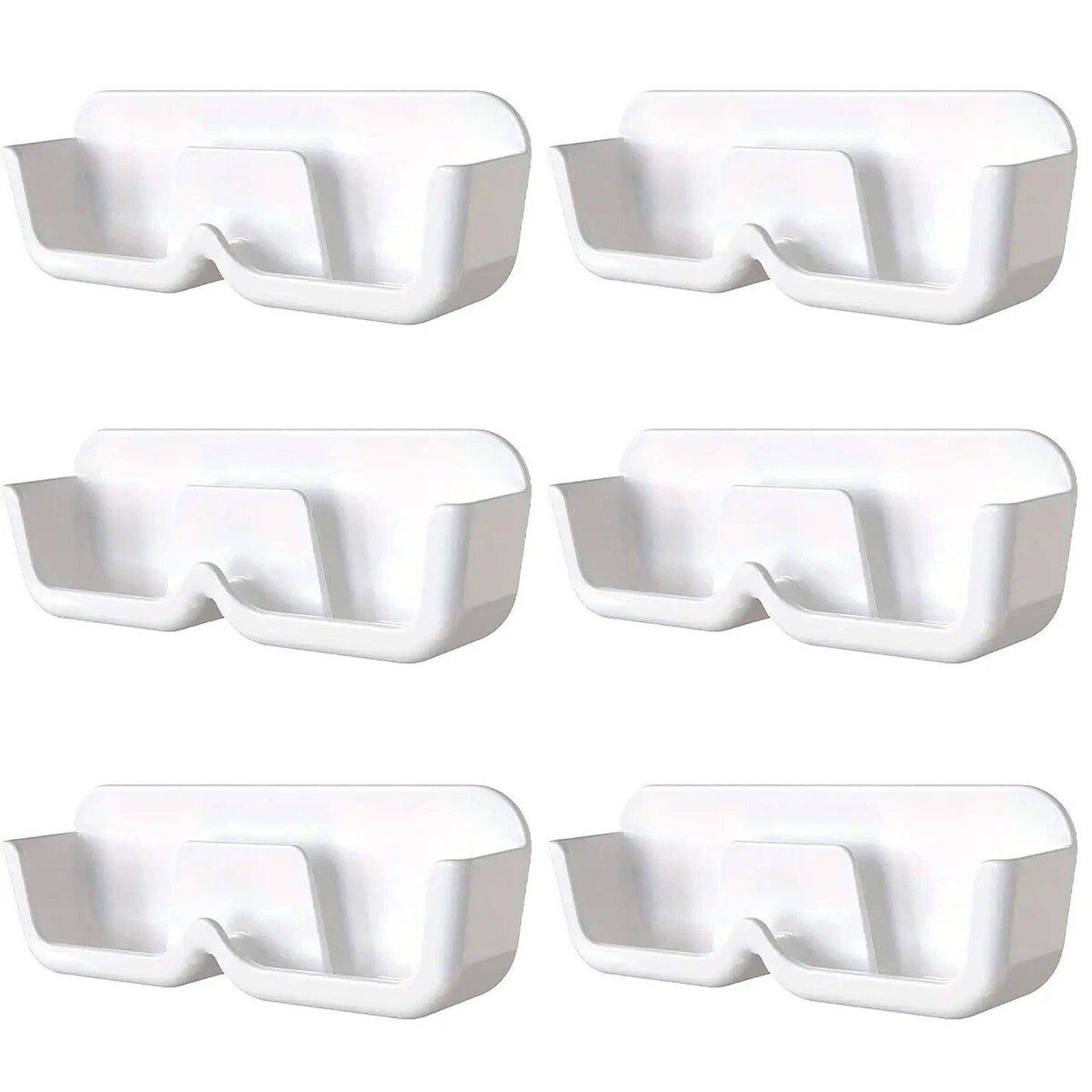 6 Pack Wall Eyeglass Display Shelf and Storage Holder