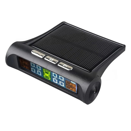 Solar Wireless TPMS Tire Pressure Monitoring System with 4 Sensors