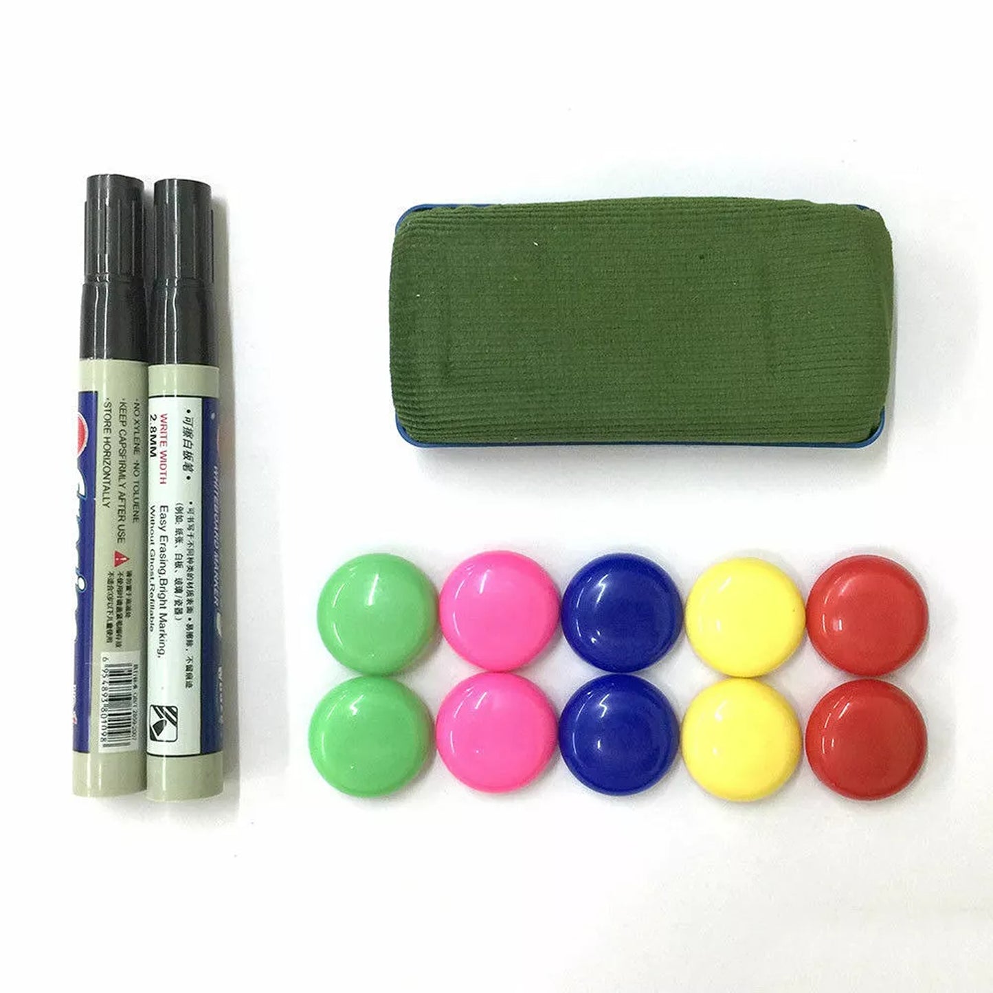 Portable Magnetic Whiteboard 90x60CM for Home and Office