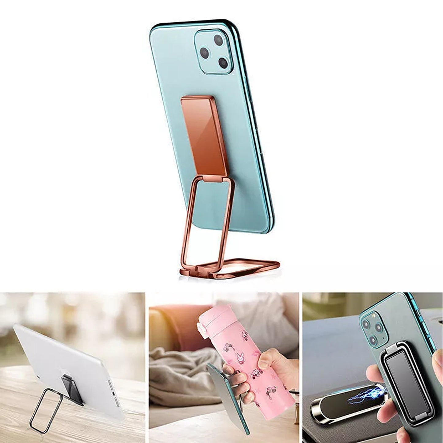 Magnetic Phone Ring Holder and Car Mount Universal for iPhone iPad and Android