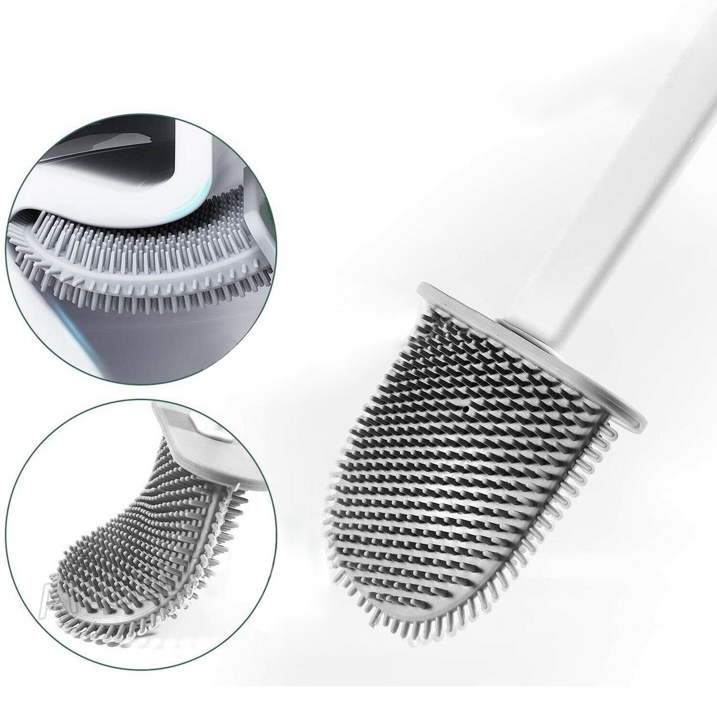 Creative Cleaning Toilet Brush Silicone Bathroom Set