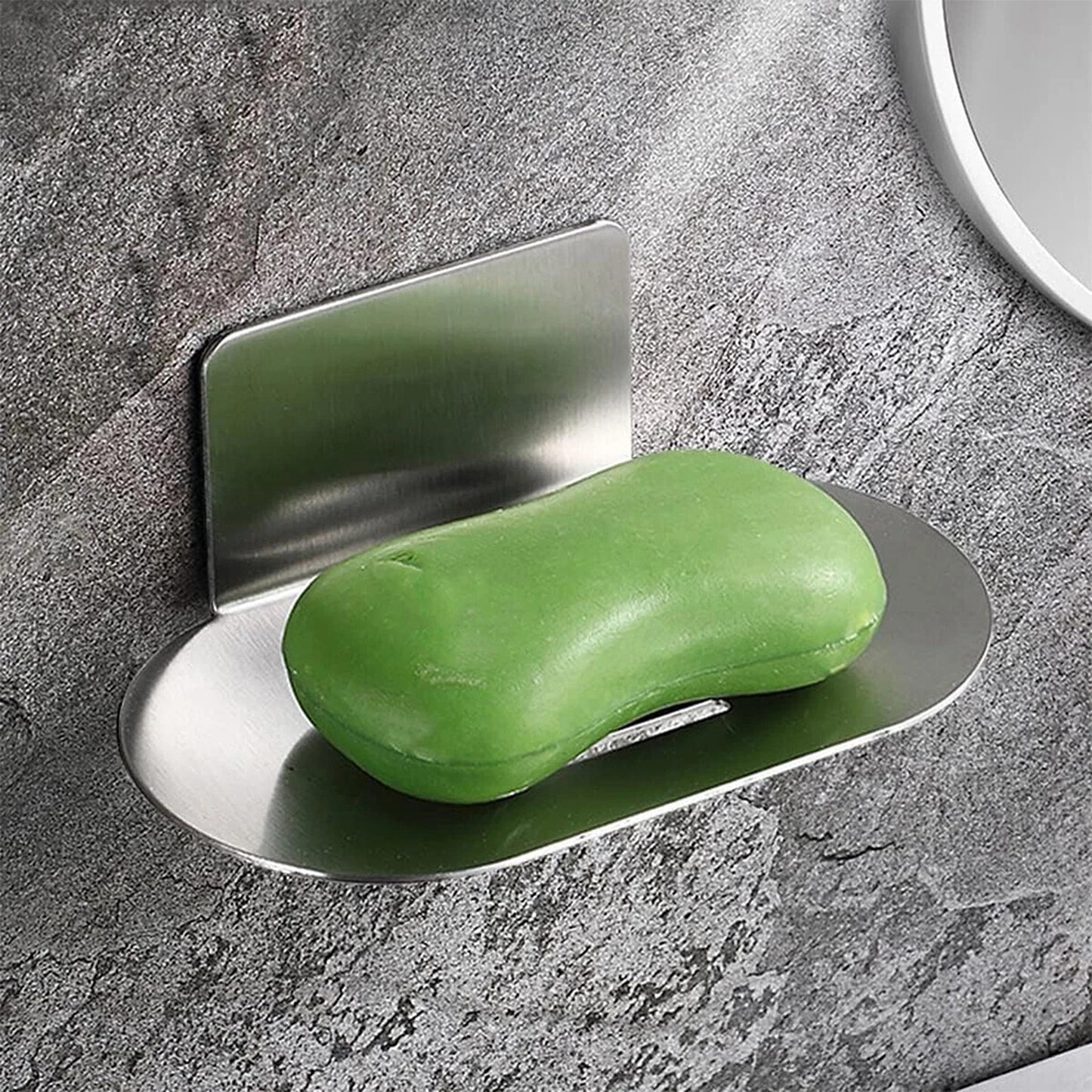 Stainless Steel Wall Mounted Soap Dish for Bathroom