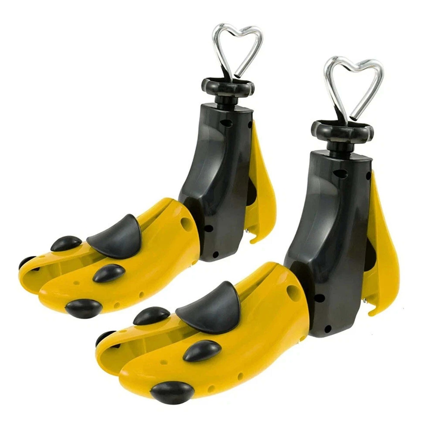 Yellow 2 Pack Adjustable Shoe Stretcher for Men and Women