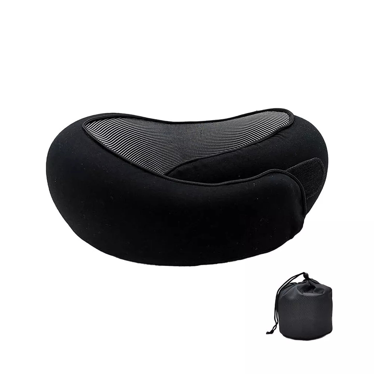 Travel Neck Pillow Memory Foam Portable Soft U Shaped Neck Head Support