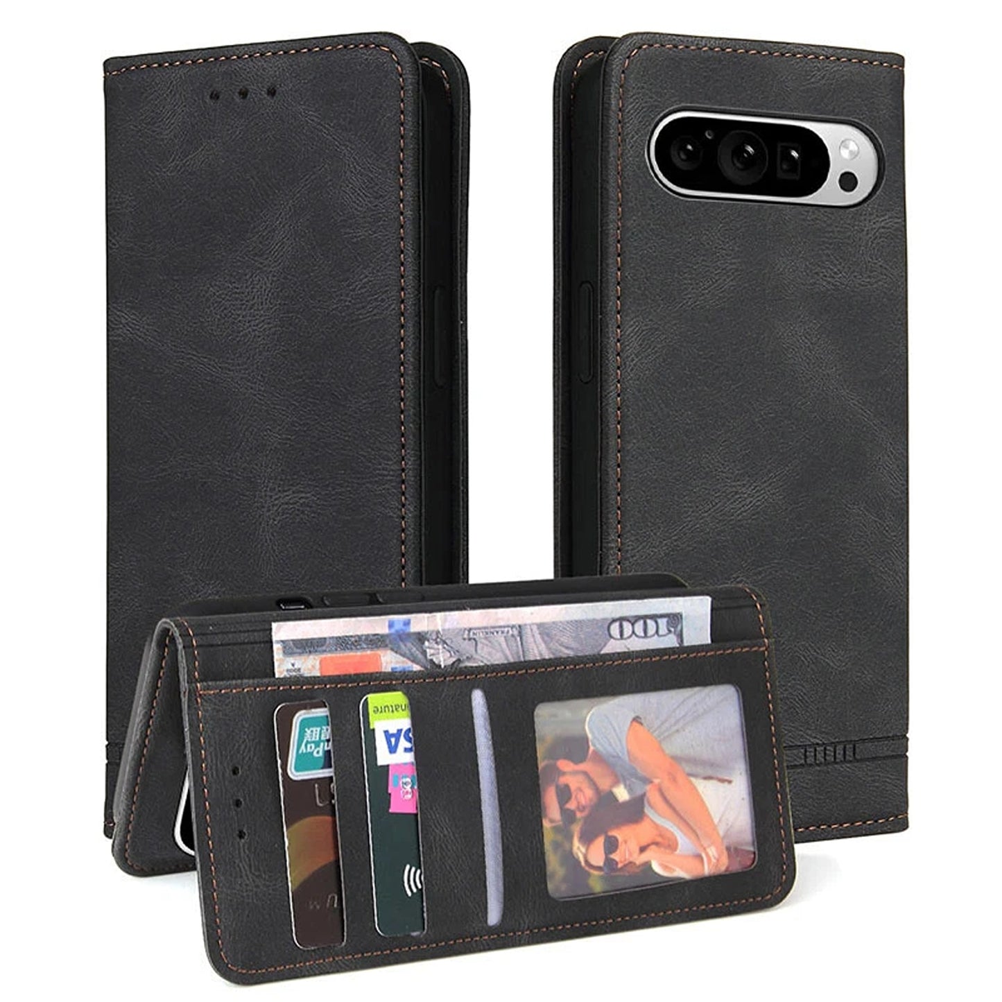 Wallet Leather Case Cover For Google Pixel 7