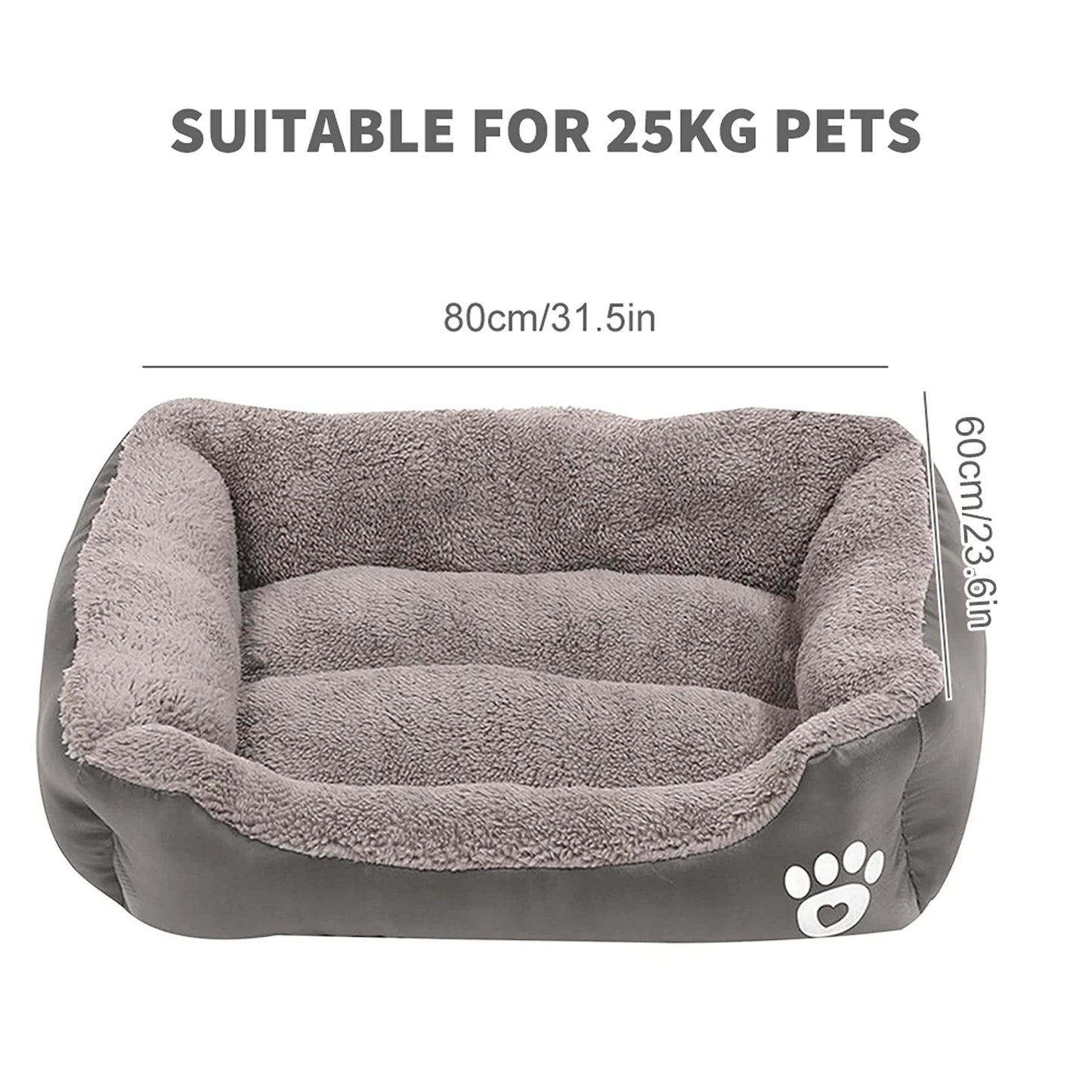 Fluffy Calming Bed for Pets Donut Style Cushion for Dogs and Cats in Multiple Sizes