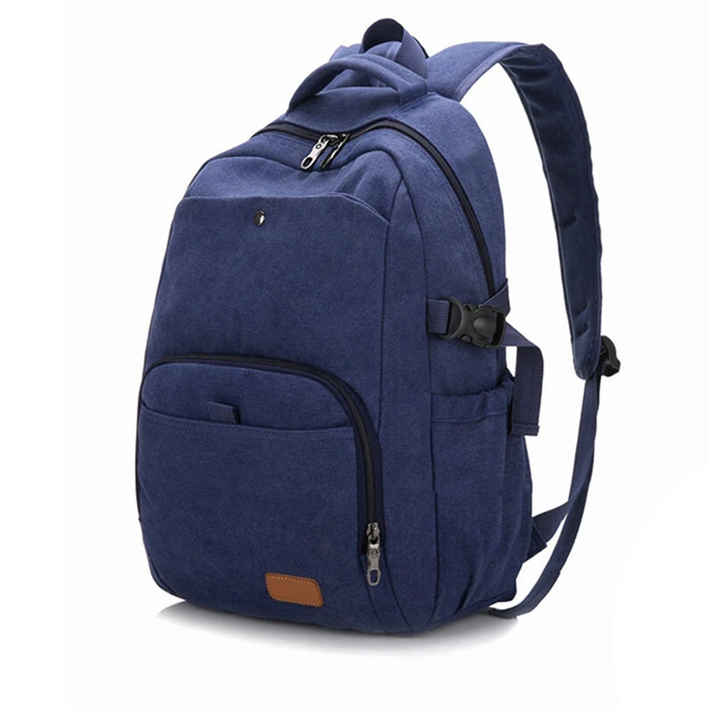 Mens Travel Backpack Vintage Canvas Bag for Laptop and School
