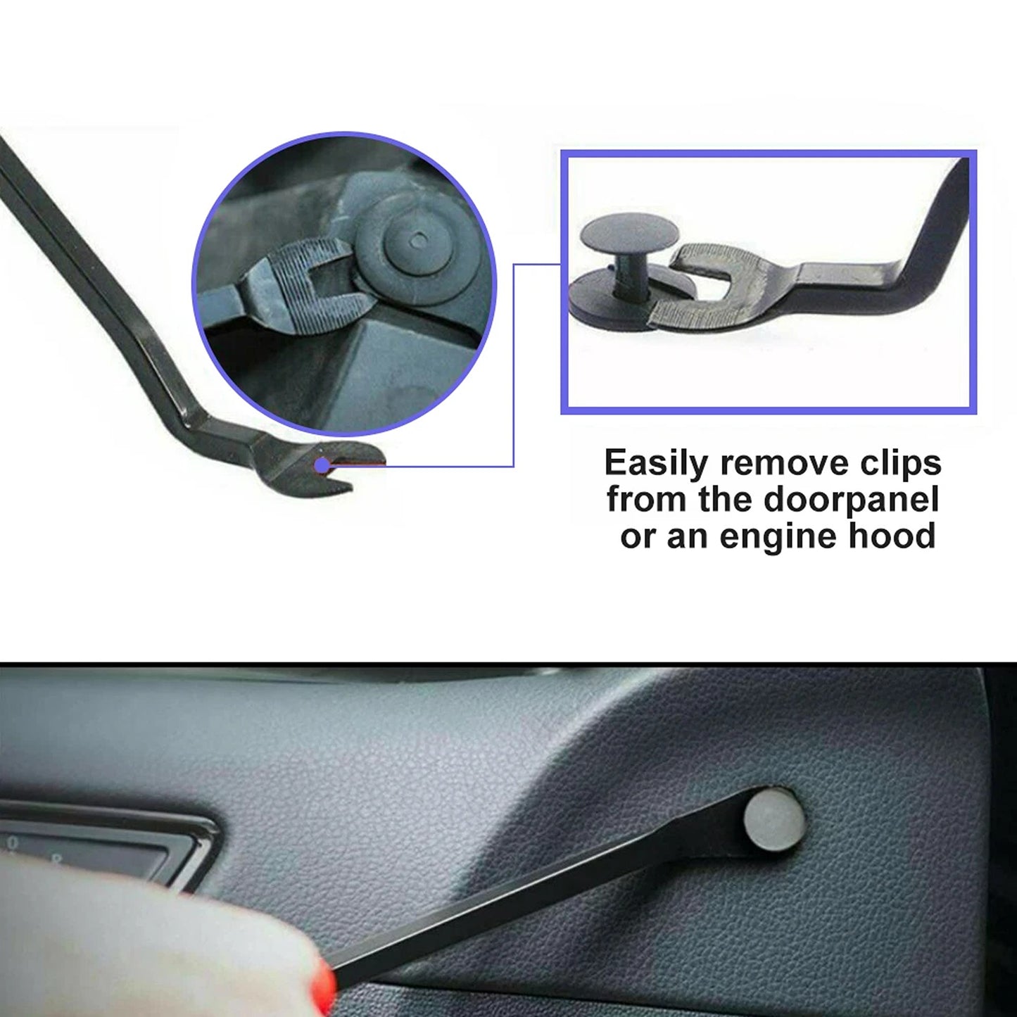 12 Piece Car Trim Removal Tool Kit Door Panel Dashboard Interior Plastic