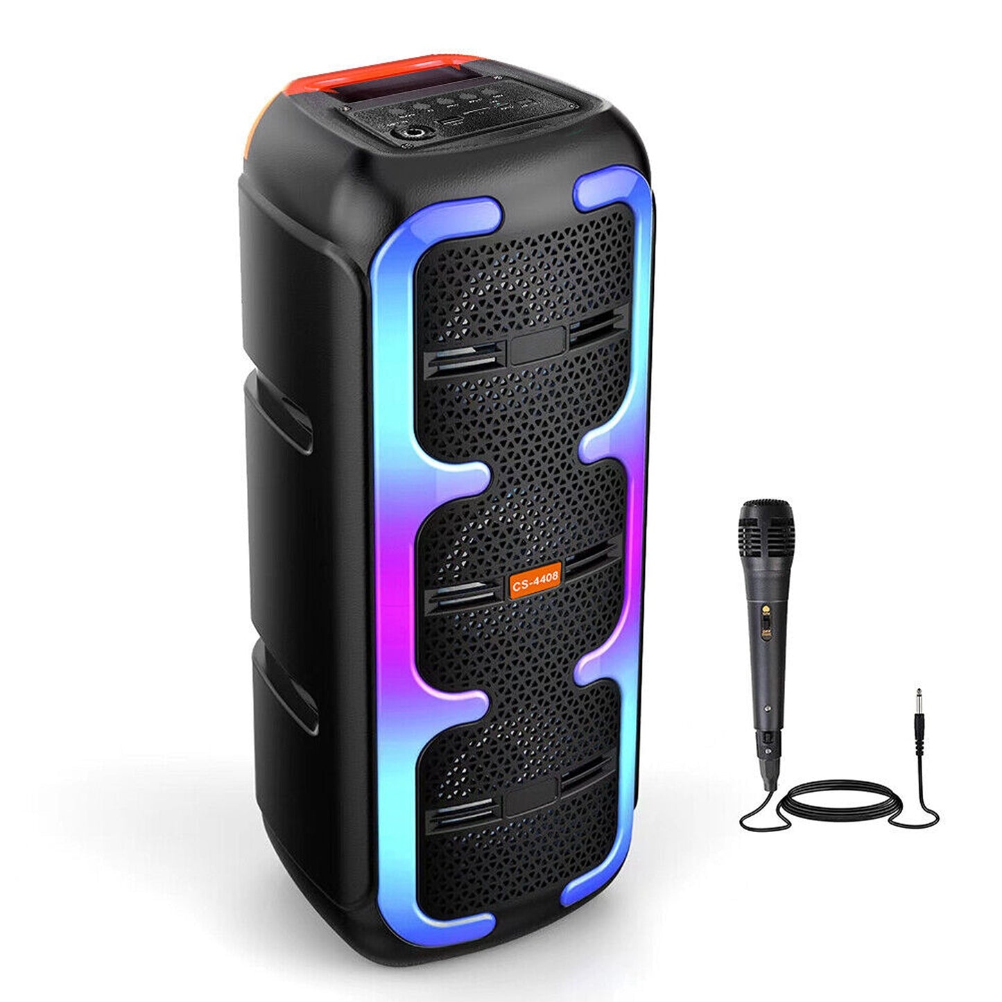 Party Bass RGB LED Karaoke Speaker