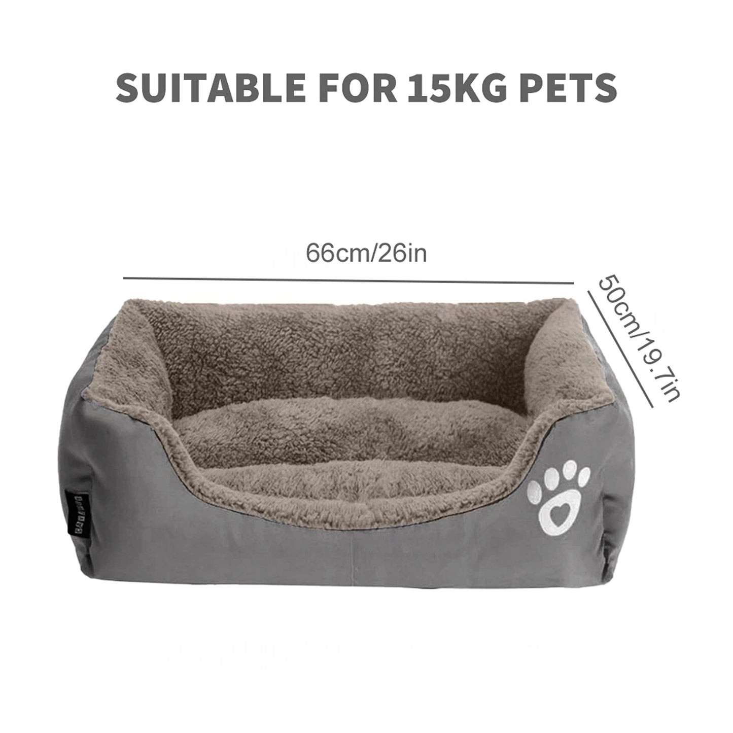 Fluffy Calming Bed for Pets Donut Style Cushion for Dogs and Cats in Multiple Sizes