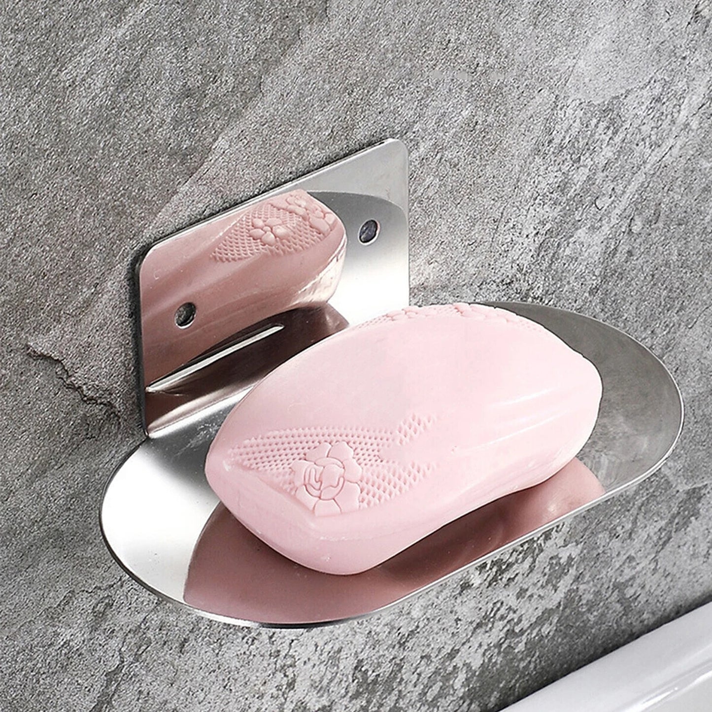 Stainless Steel Wall Mounted Soap Dish for Bathroom