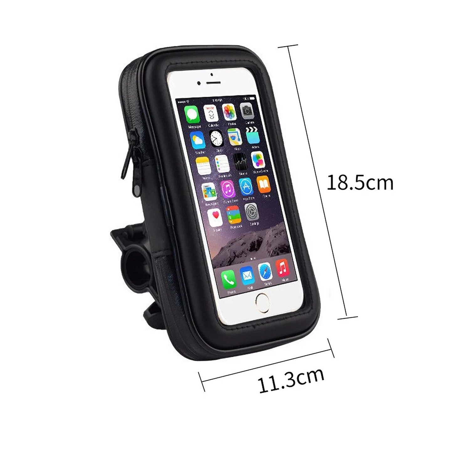 Waterproof Phone Holder Case for Bike and Motorcycle Handlebar