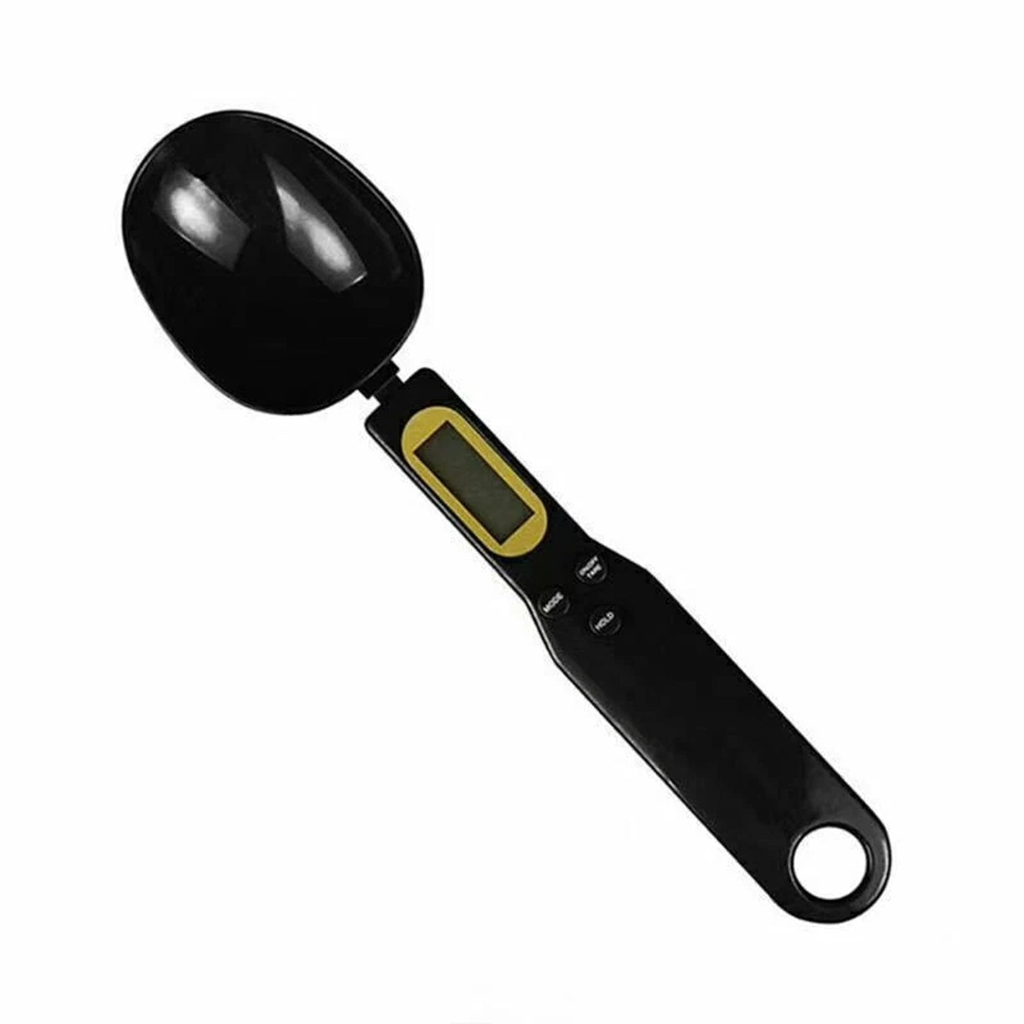 Black Digital Measuring Spoon Scale with LCD Display for Kitchen