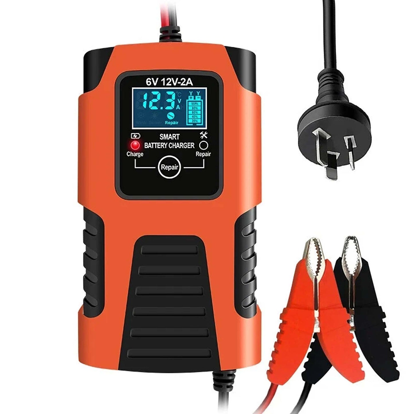 6V 12V Smart Battery Charger for Cars and Motorcycles