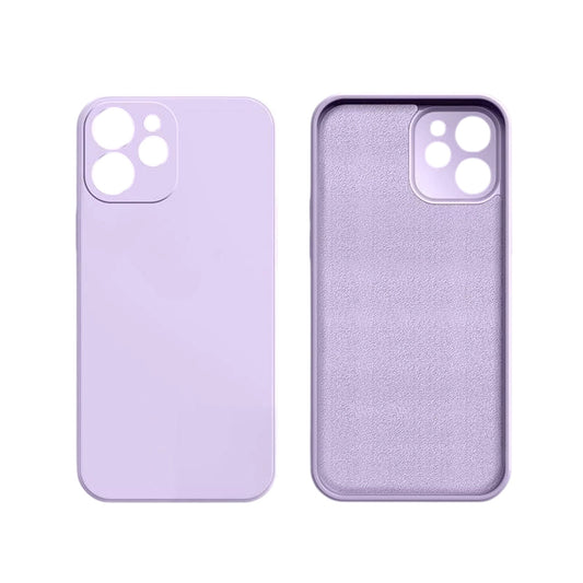 Purple Silicone Shockproof Protective Case for iPhone 16 15 14 13 12 11 Pro