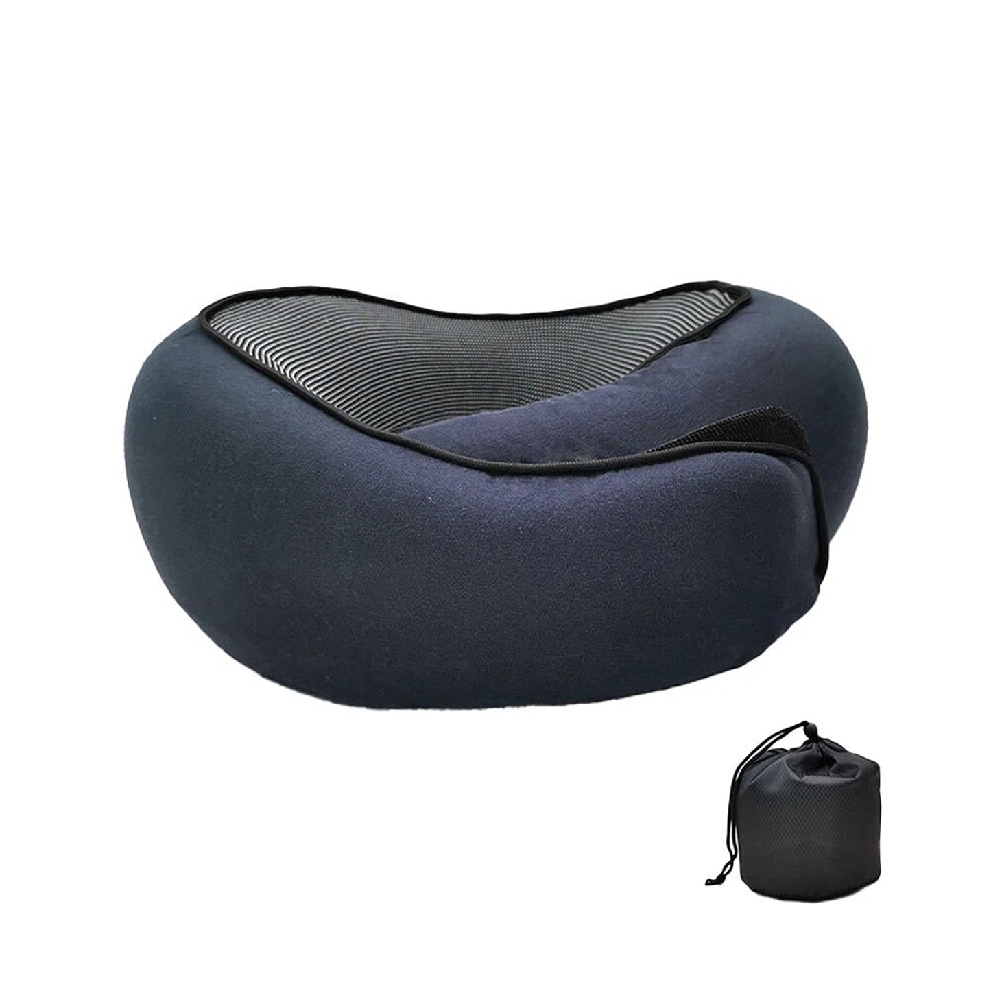 Travel Neck Pillow Memory Foam Portable Soft U Shaped Neck Head Support