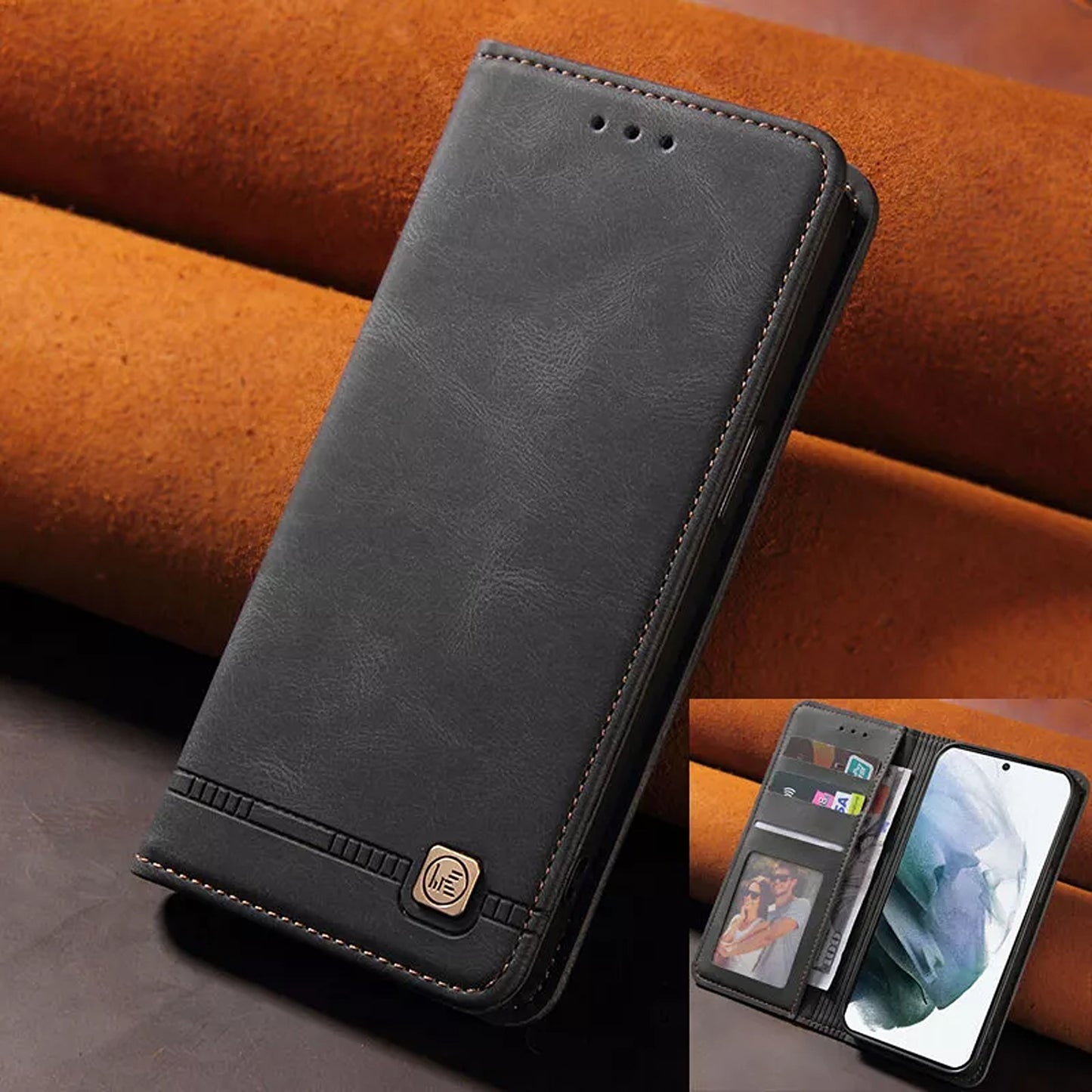Wallet Leather Case Cover For Samsung Galaxy S9 Plus