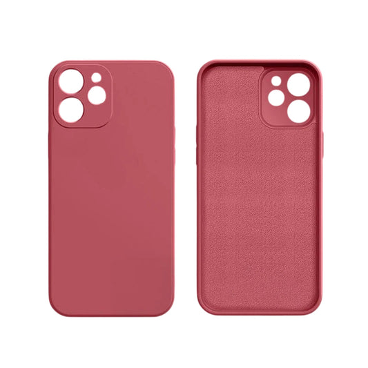 Red Silicone Shockproof Protective Case for iPhone 16 15 14 13 12 11 Pro