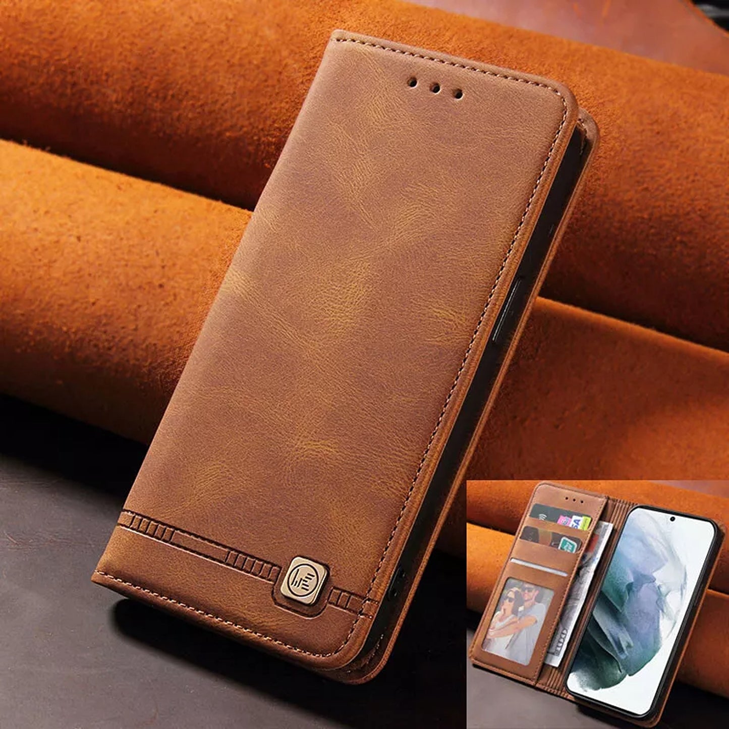 Wallet Leather Case Cover For Samsung Galaxy S9 Plus