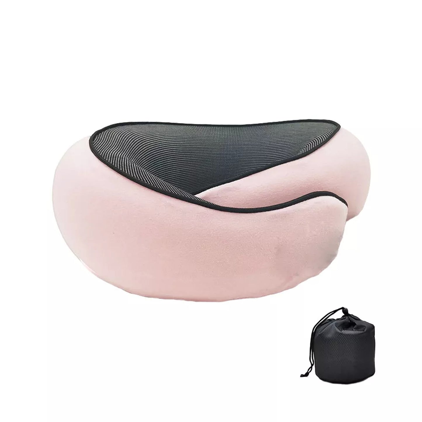 Travel Neck Pillow Memory Foam Portable Soft U Shaped Neck Head Support