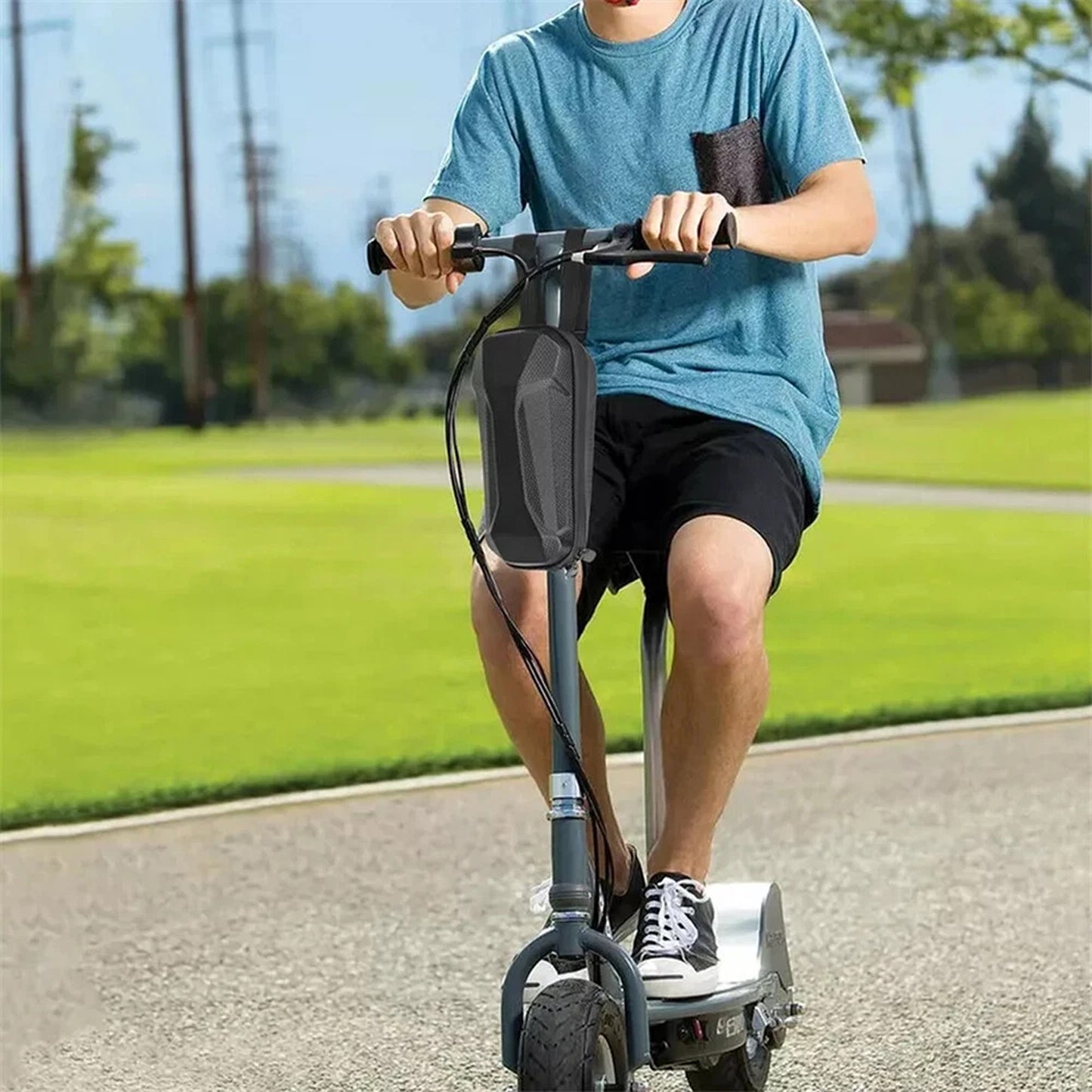 Electric Scooter Front Bag Waterproof Storage Accessories