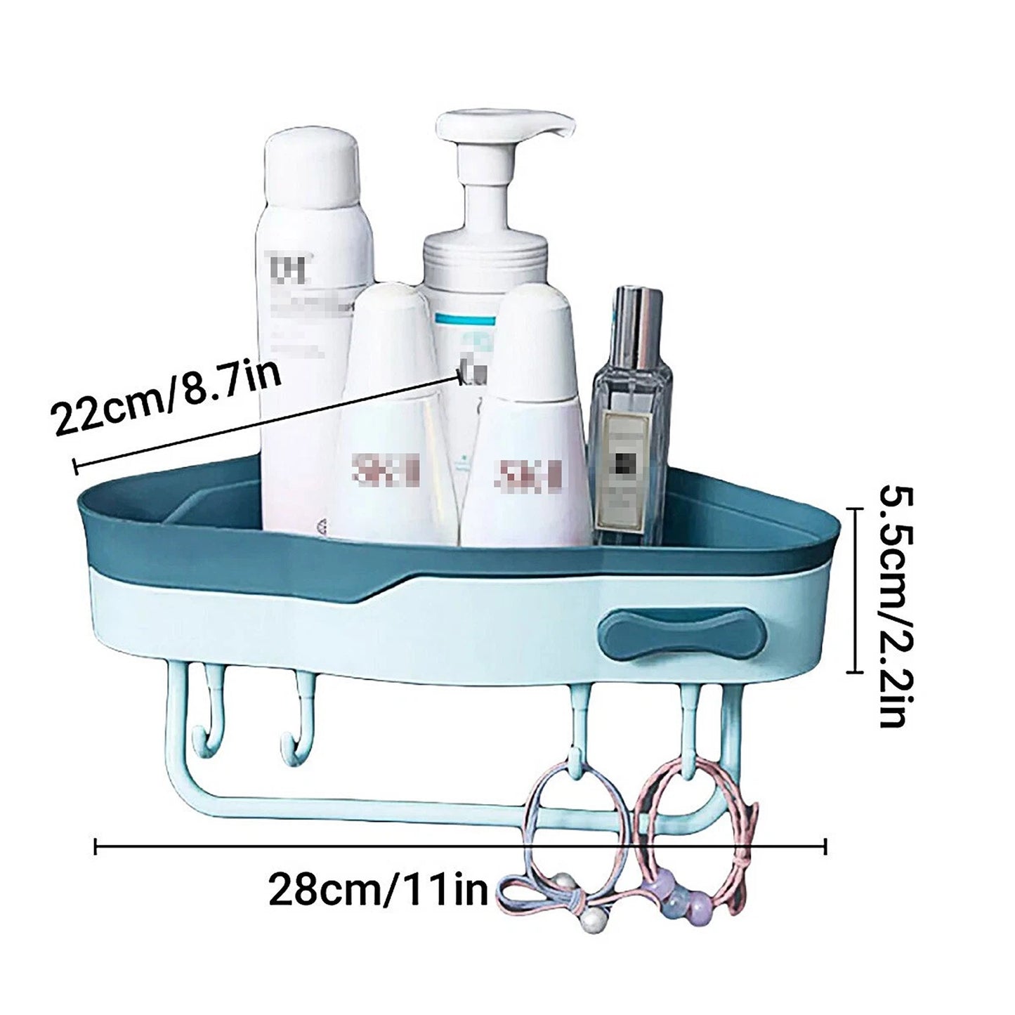 Bathroom Corner Caddy Shelf for Shampoo and Soap