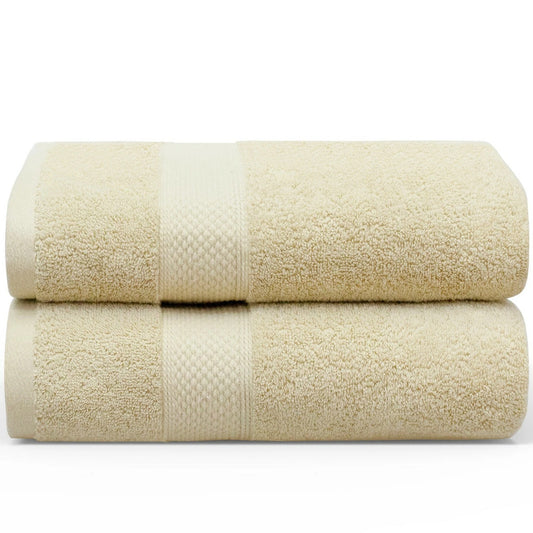Linen Cotton Jumbo Bath Sheets Extra Soft 550 650 GSM 2 Pack