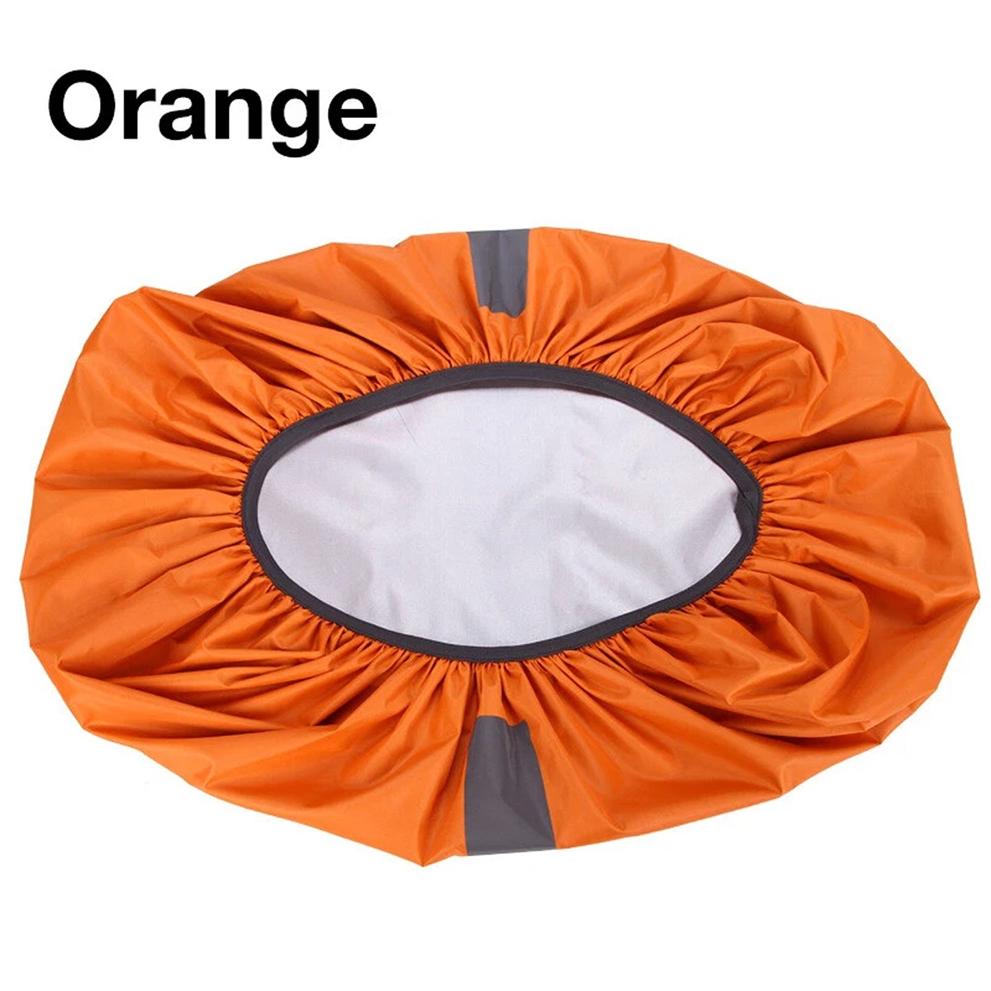 Lightweight Foldable Travel Backpack with Rain Cover for Outdoor Use - Orange