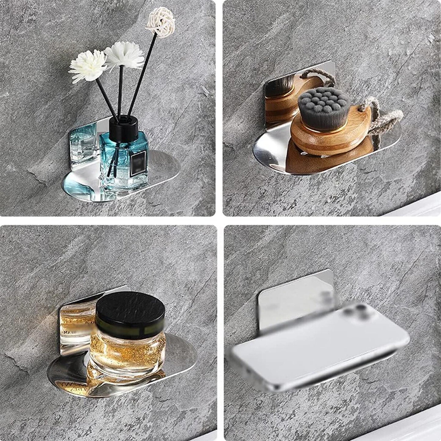 Stainless Steel Wall Mounted Soap Dish for Bathroom