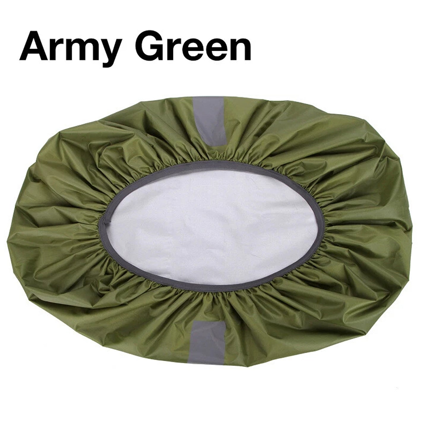 Lightweight Foldable Travel Backpack with Rain Cover for Outdoor Use - Army Green