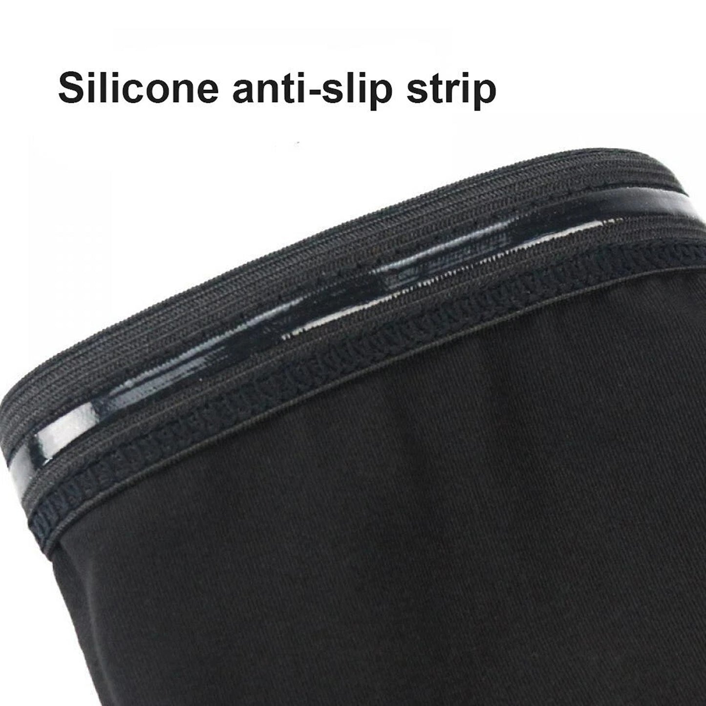 Black Sports Elbow Compression Sleeve Arm Guard Support