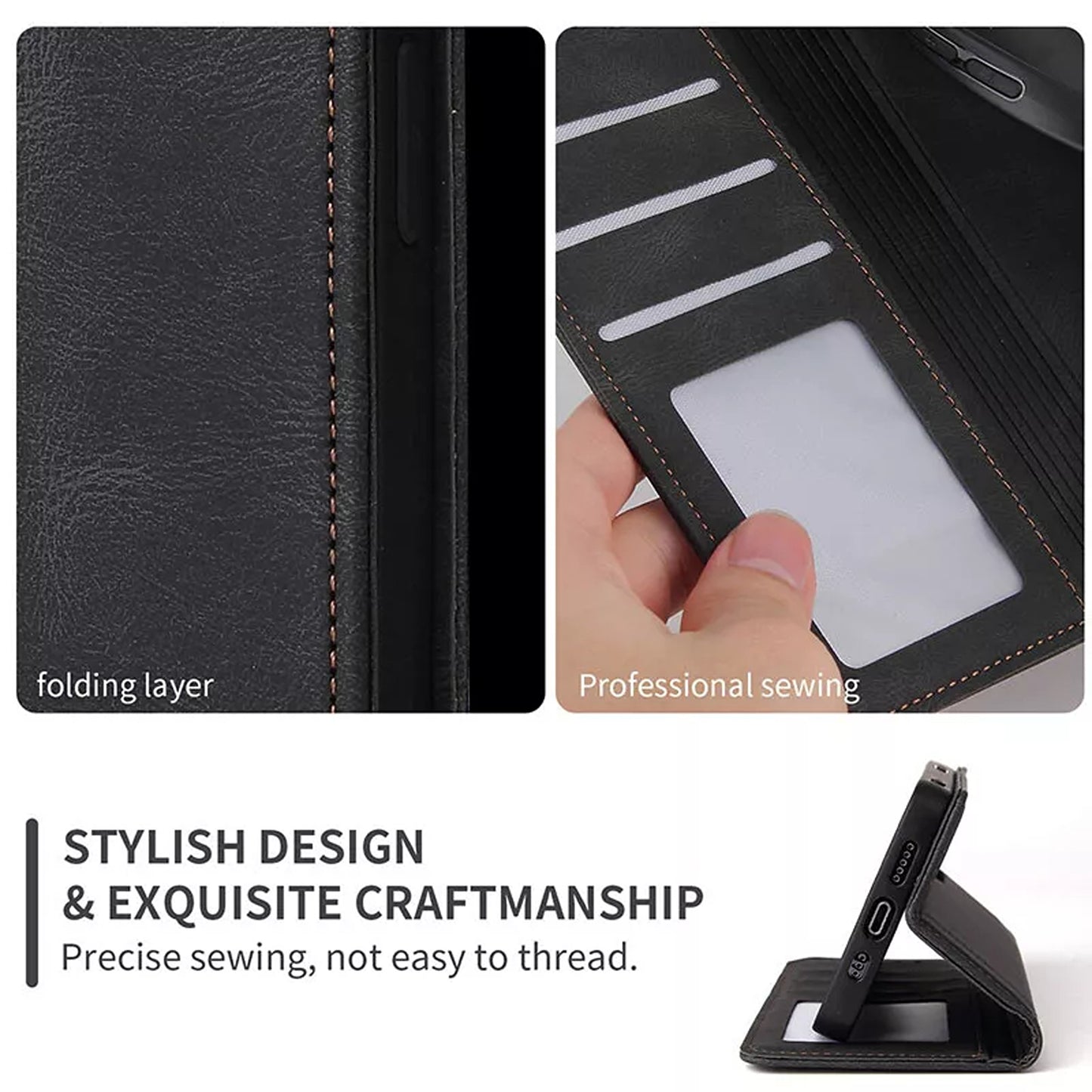 Wallet Leather Case Cover For Google Pixel 7