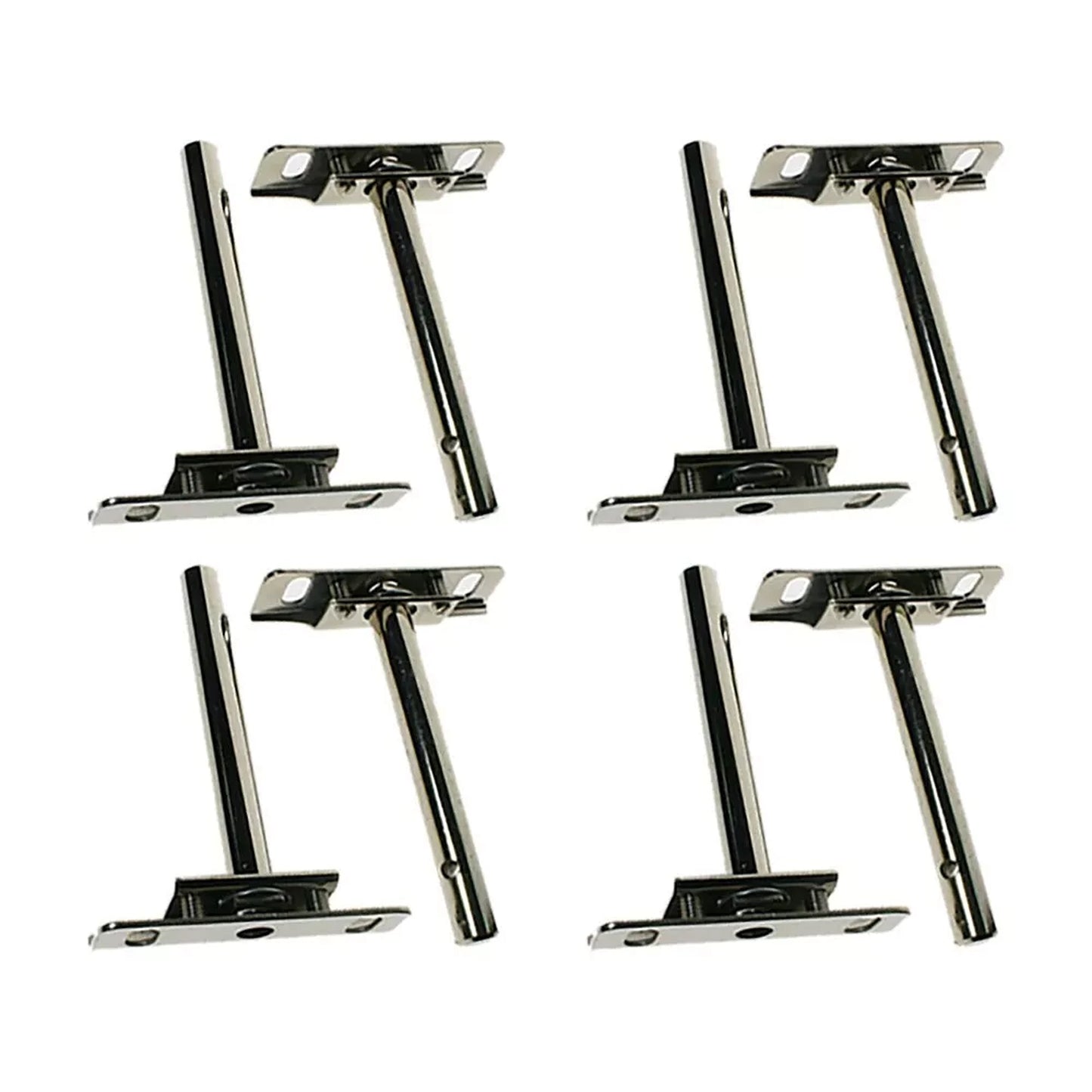 Concealed Steel Strong Hidden Floating Shelf Support Brackets Install Set - 8x