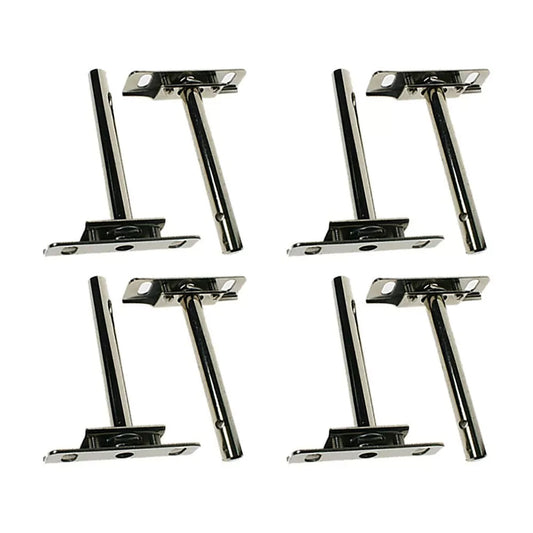 Concealed Steel Strong Hidden Floating Shelf Support Brackets Install Set - 8x