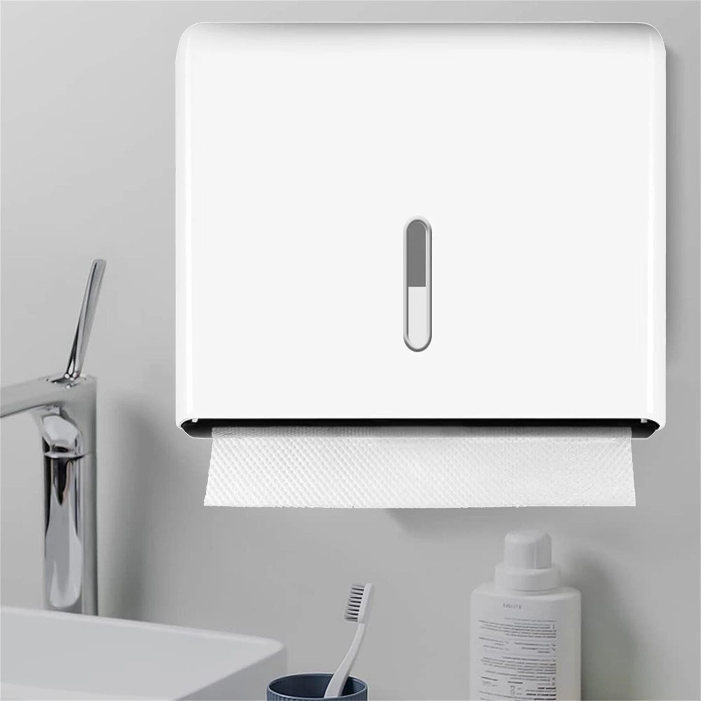 Durable Wall Mounted Paper Towel Rack for Kitchen and Bathroom