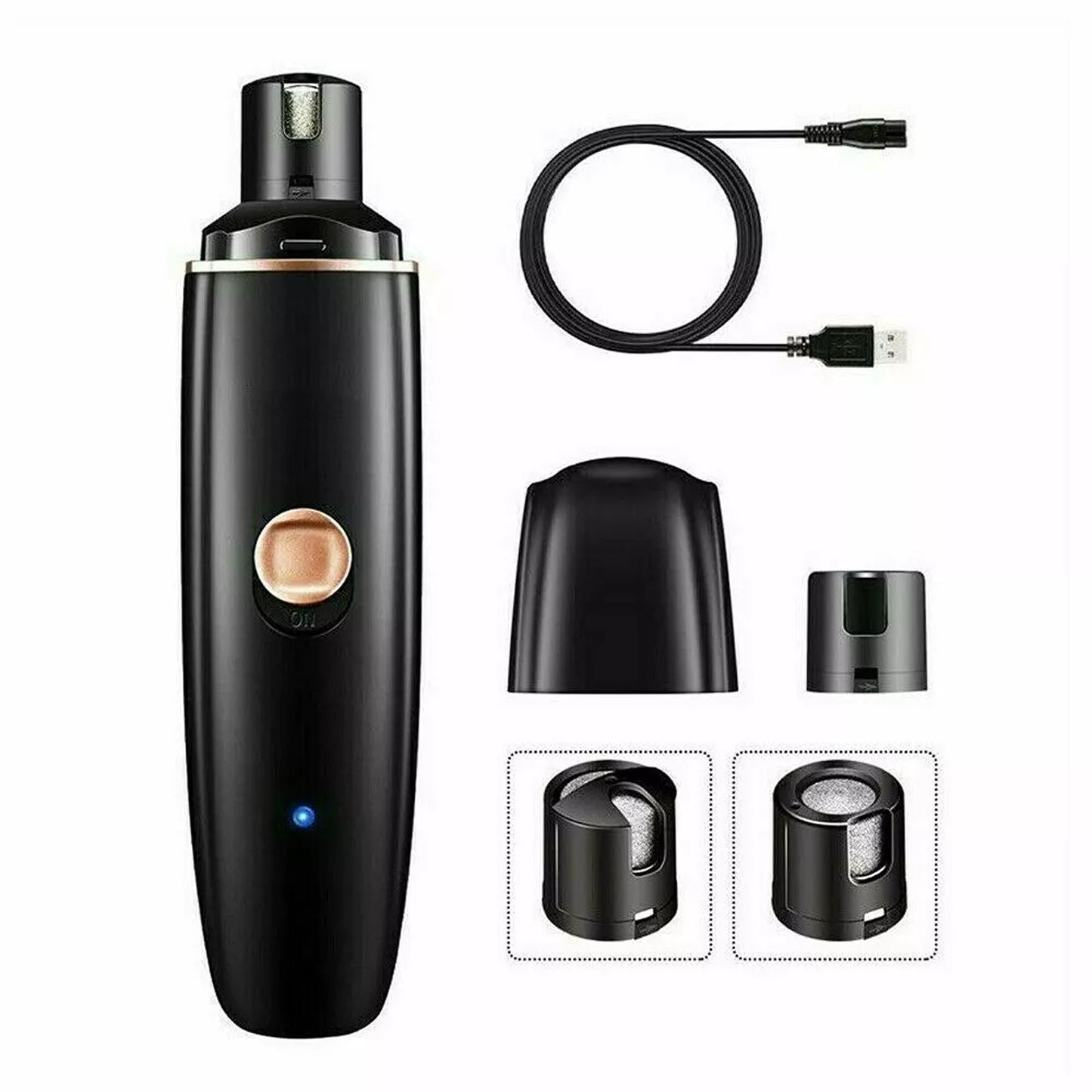 Electric Pet Nail Grinder for Dogs and Cats Claw Trimmer Grooming Tool