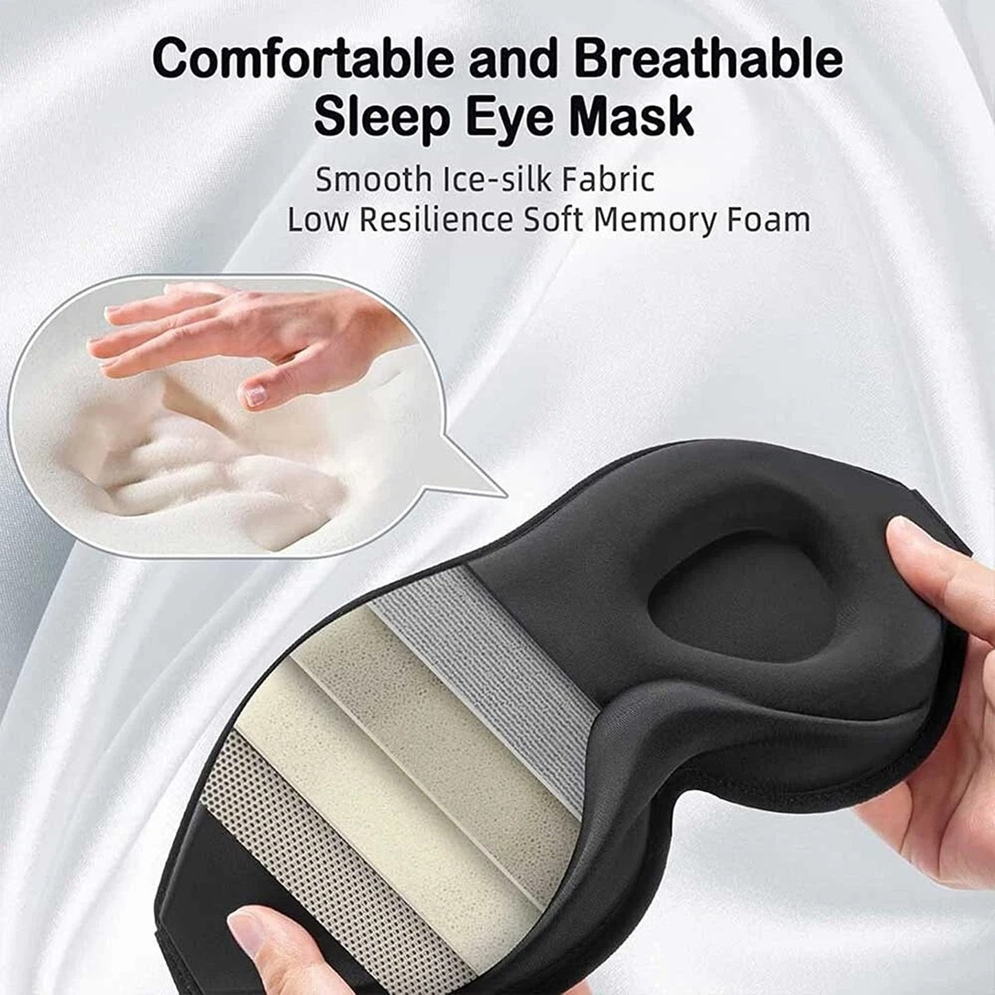 Soft Padded Eye Mask for Home and Travel