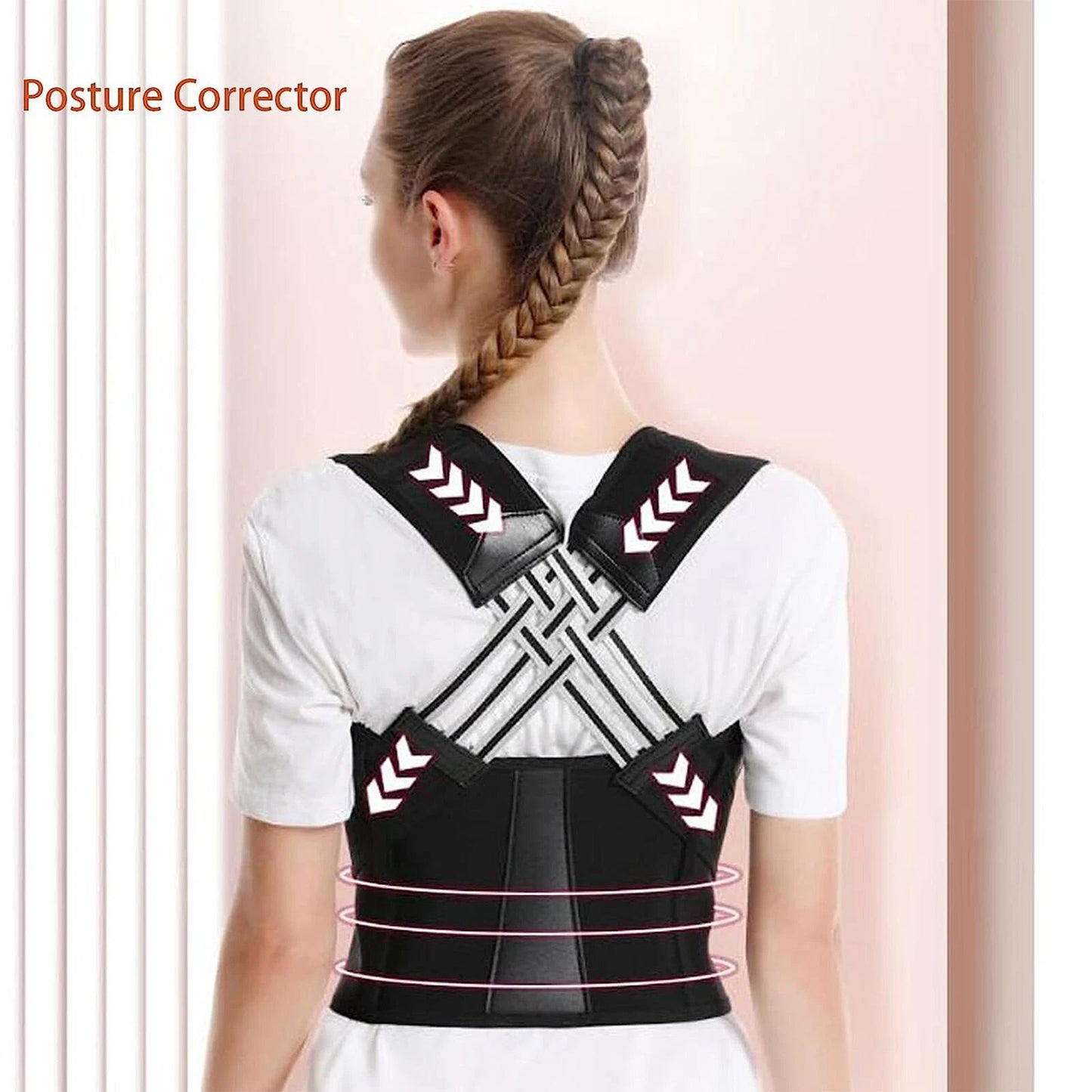 Adjustable Posture Corrector Back Support Brace for Men and Women