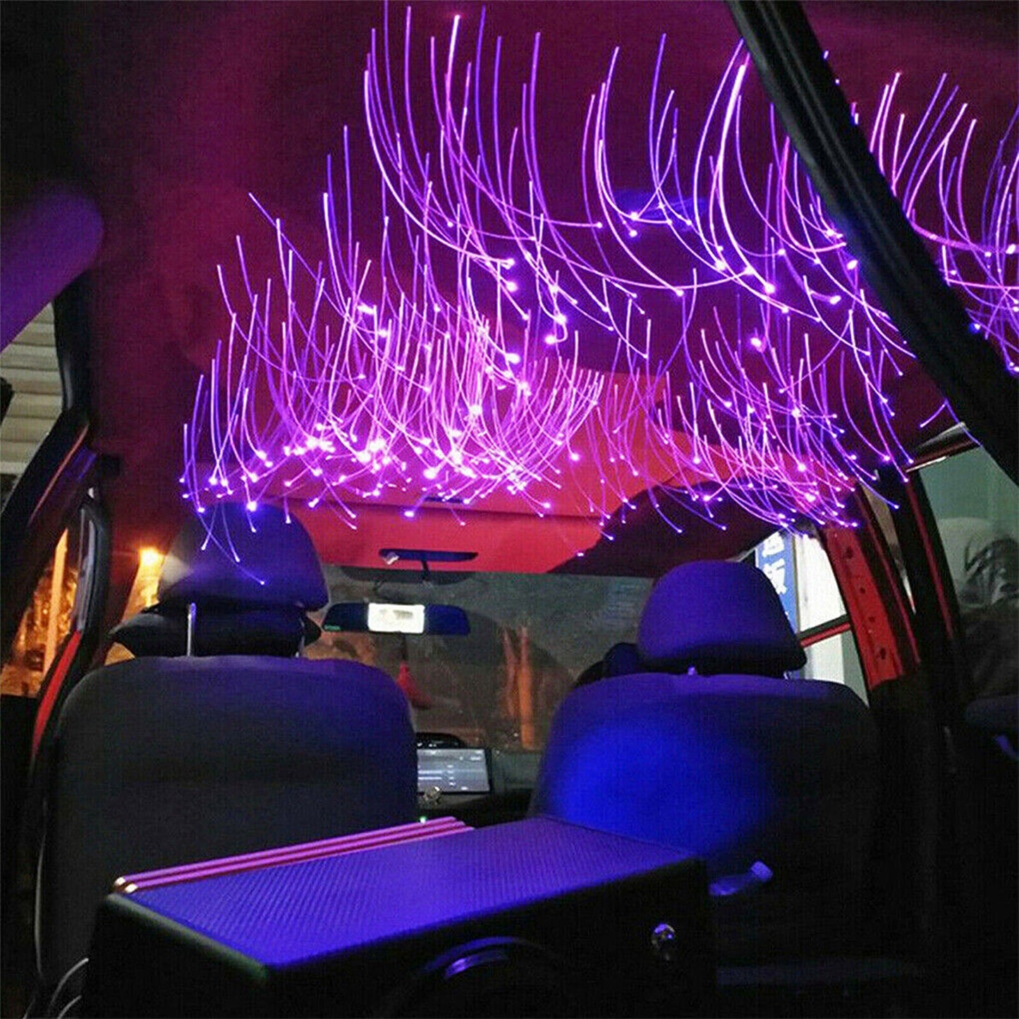 Fiber Optic Car Headliner Twinkle Star Light LED Light Source Machine Kit - 500pcs