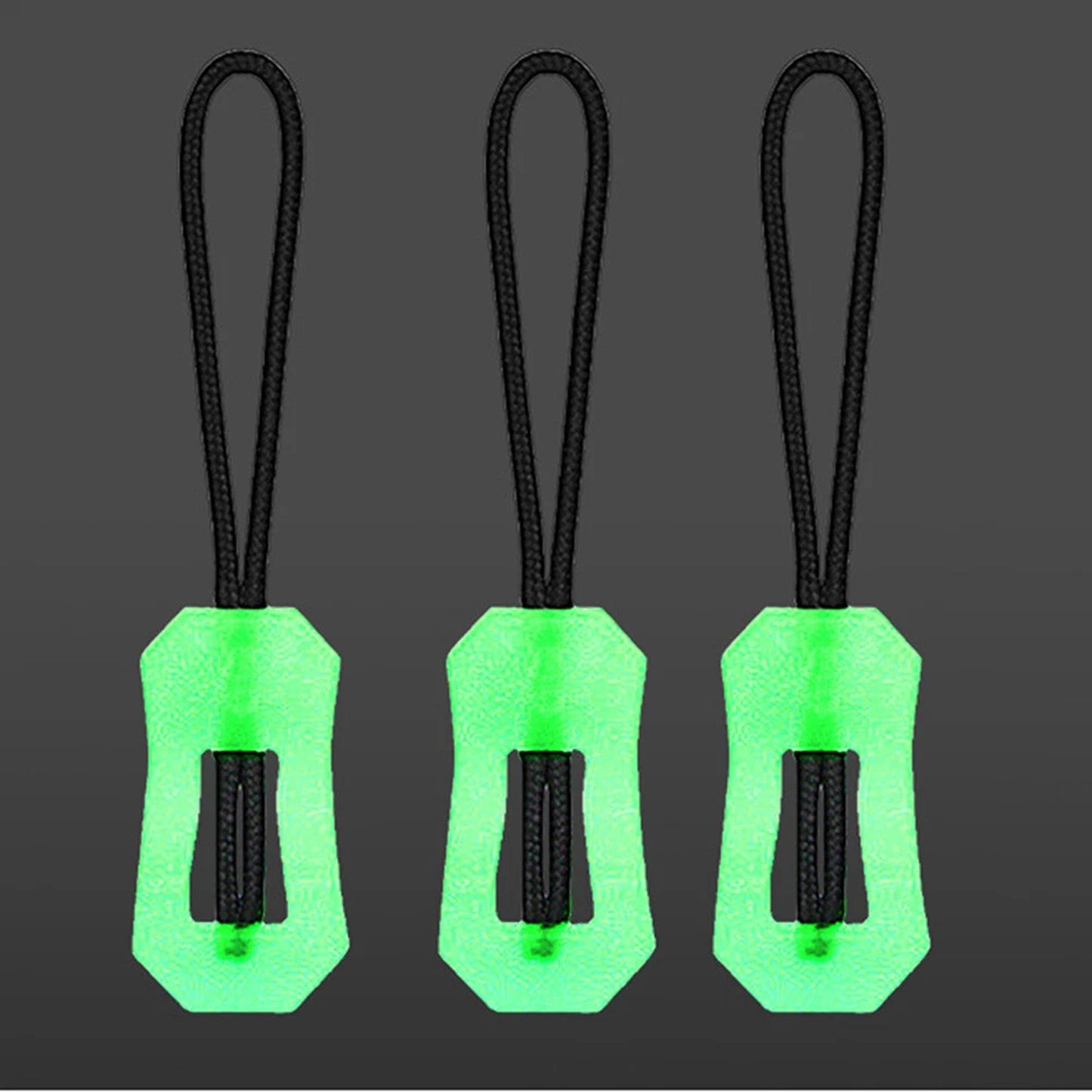 Luminous Zipper Puller Heads for Repair and Replacement