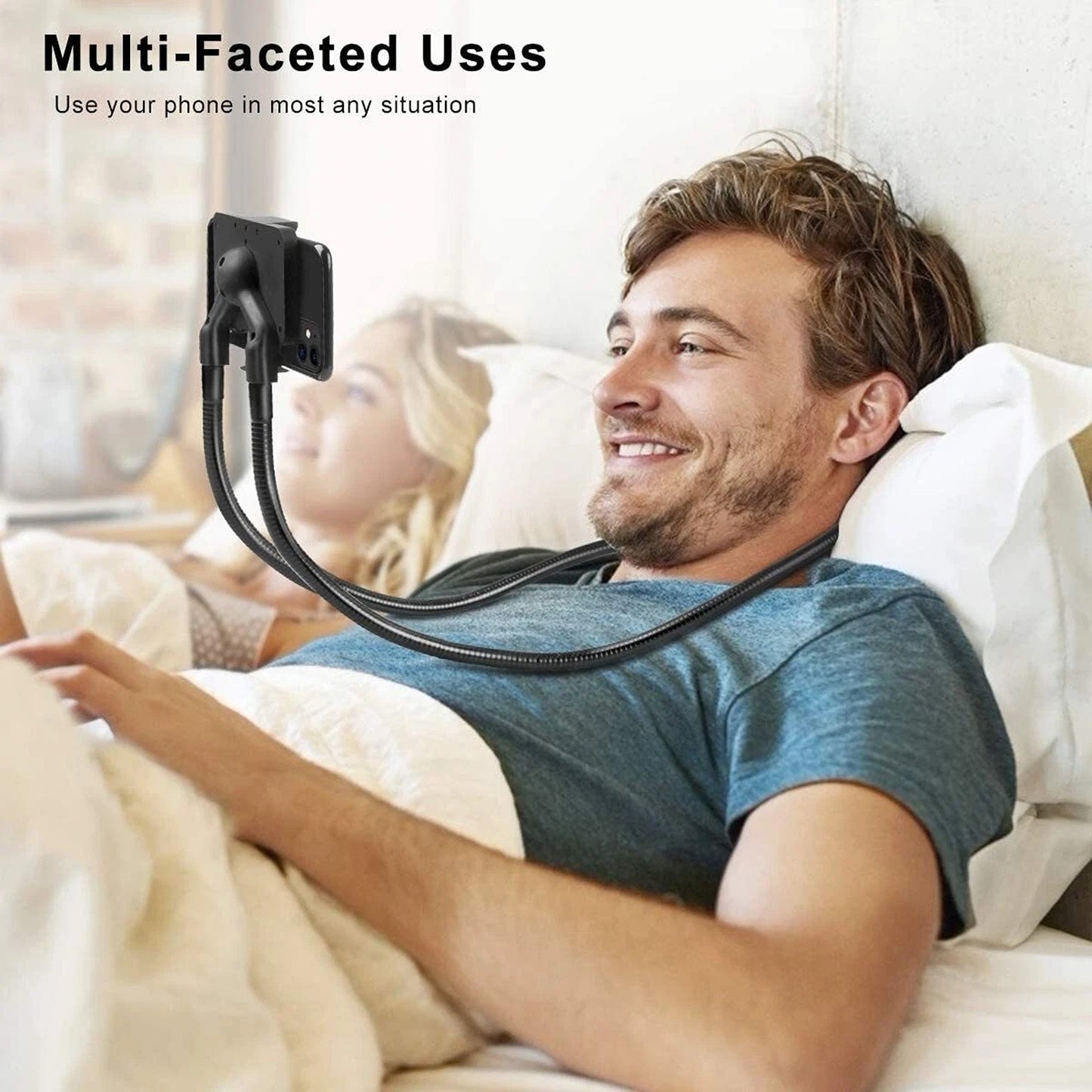 Flexible Lazy Neck Phone Stand Bendable Holder For Smartphones
