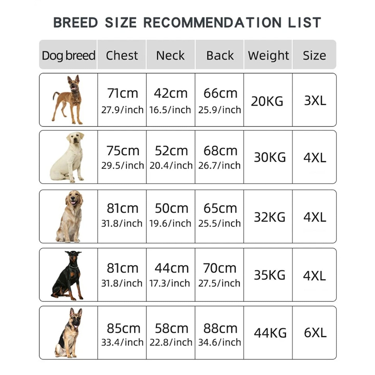 Waterproof Winter Warm Dog Jacket Thick Windproof Coat - Black