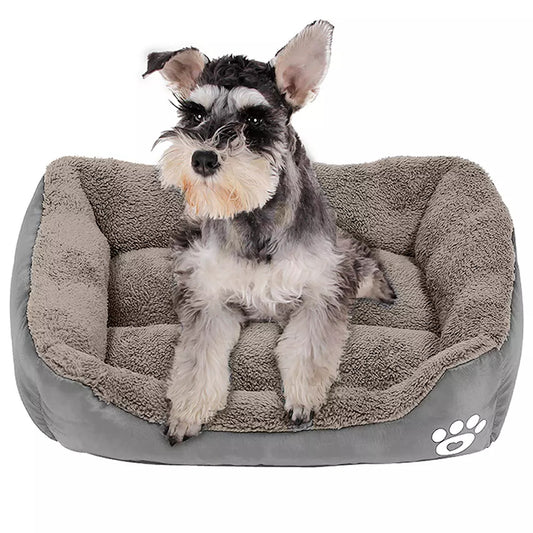 Fluffy Calming Bed for Pets Donut Style Cushion for Dogs and Cats in Multiple Sizes