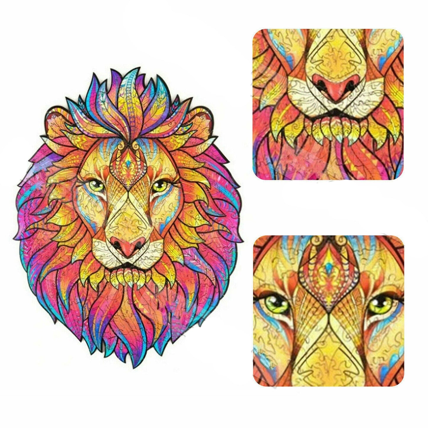 A3 Wooden Jigsaw Puzzles Animal Shape Toy